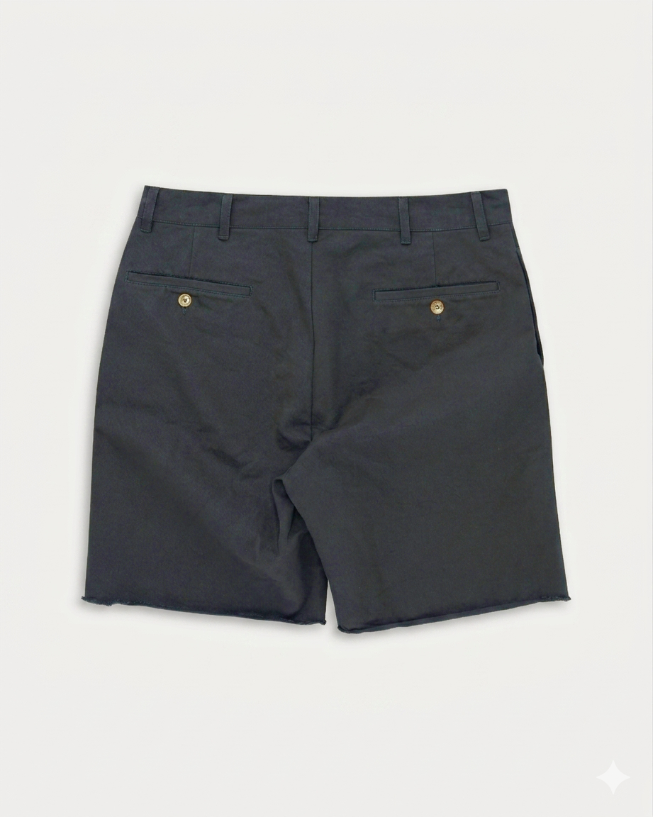 Noll Bermuda Twill Shorts with Pleats