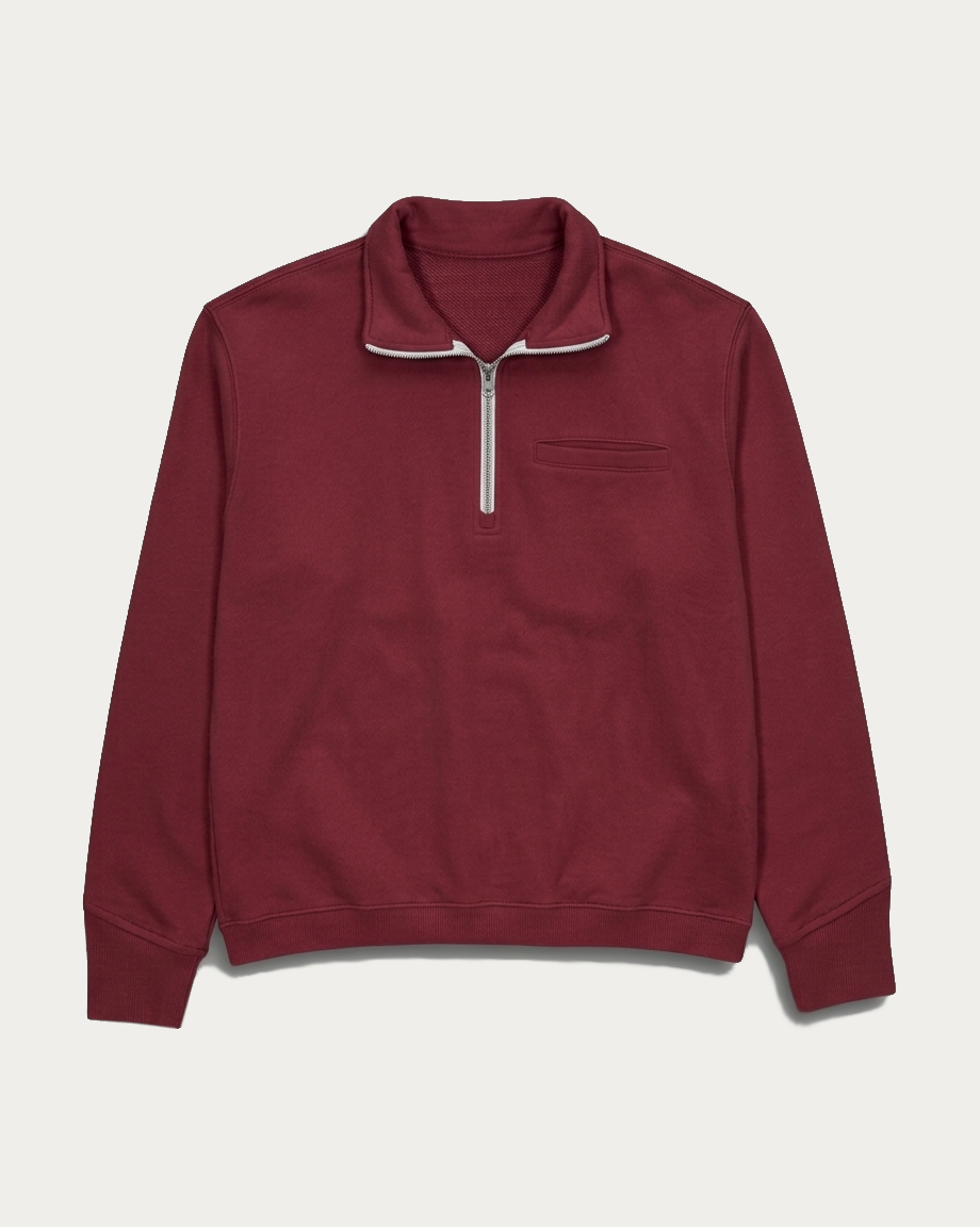 Princeton Brushed Jersey Sweatshirt With Zipper