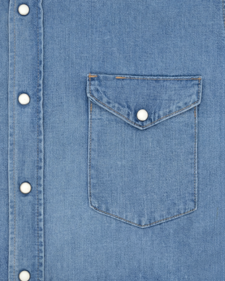 Jenny Camicia In Denim Stone Wash