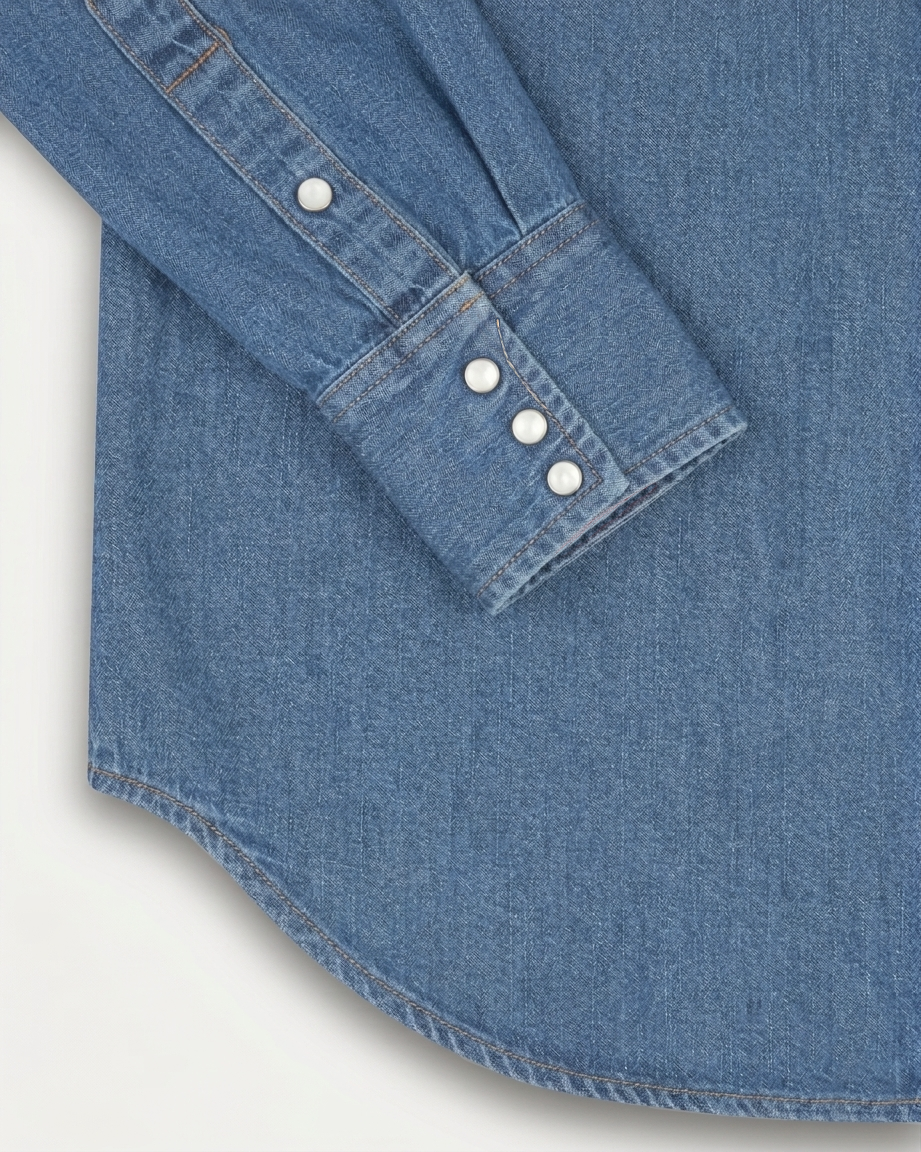 Jenny Camicia In Denim Stone Wash