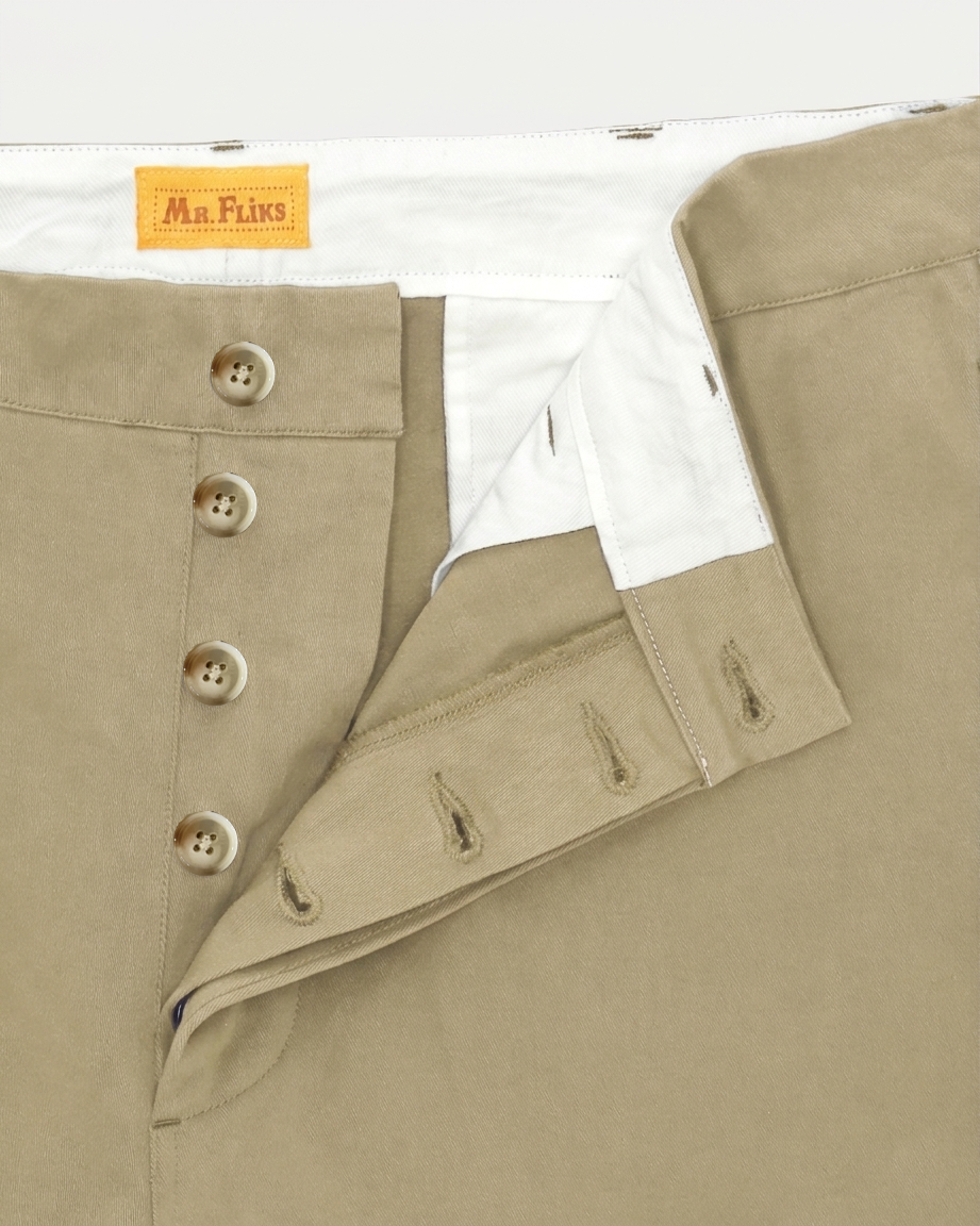 Greg Twill Pants with Pleats