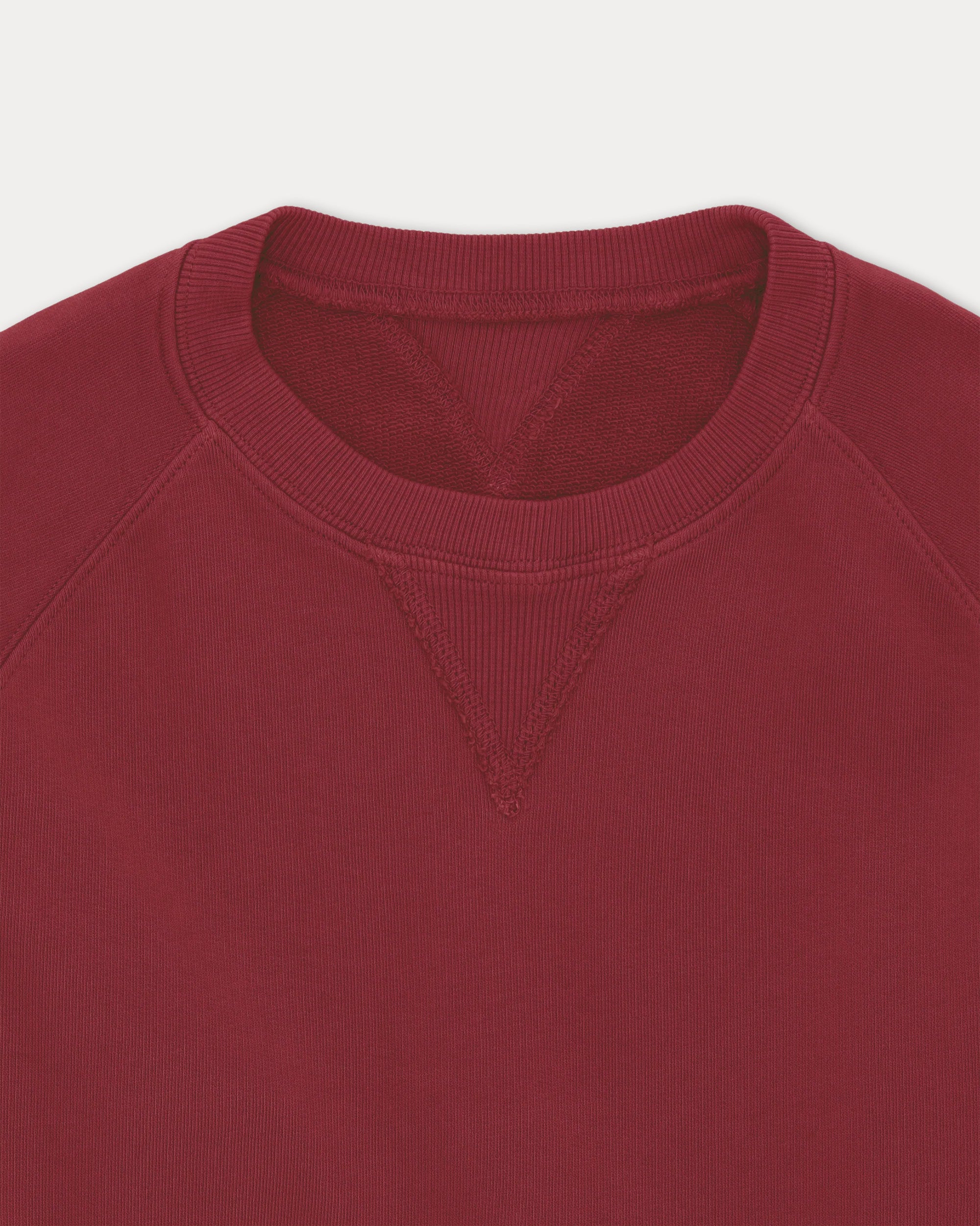 Harvard Felpa Girocollo in Jersey Garzato con taglio Raglan