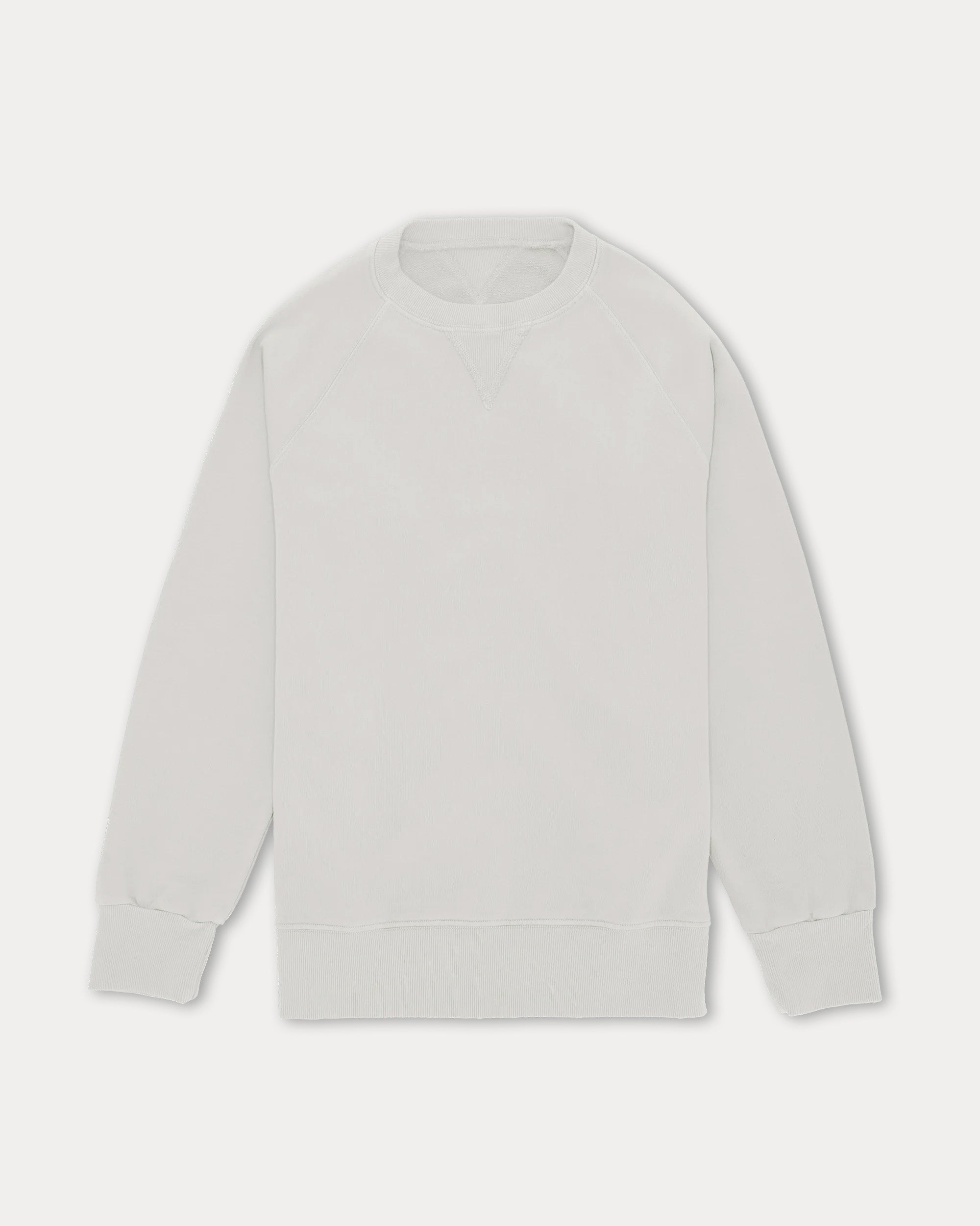 Harvard Crew Neck Brushed Jersey Sweatshirt with Raglan Sleeves