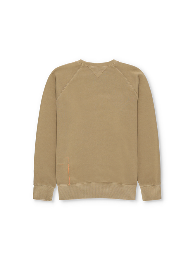 Harvard Felpa Girocollo in Jersey Garzato con taglio Raglan