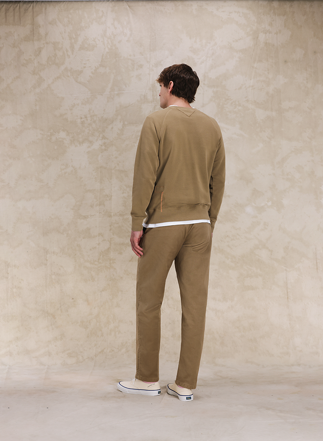 Harvard Felpa Girocollo in Jersey Garzato con taglio Raglan