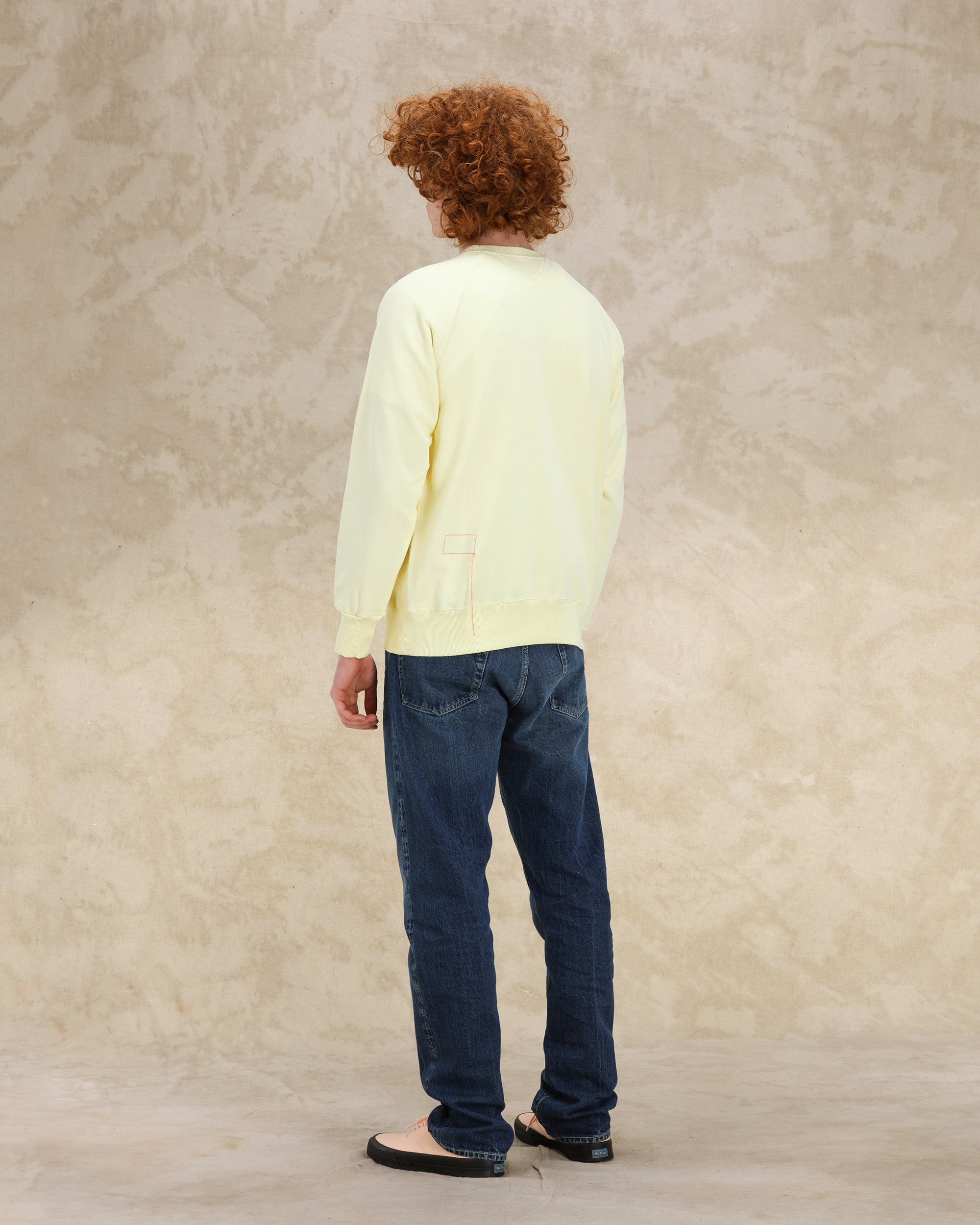 Harvard Felpa Girocollo in Jersey Garzato con taglio Raglan