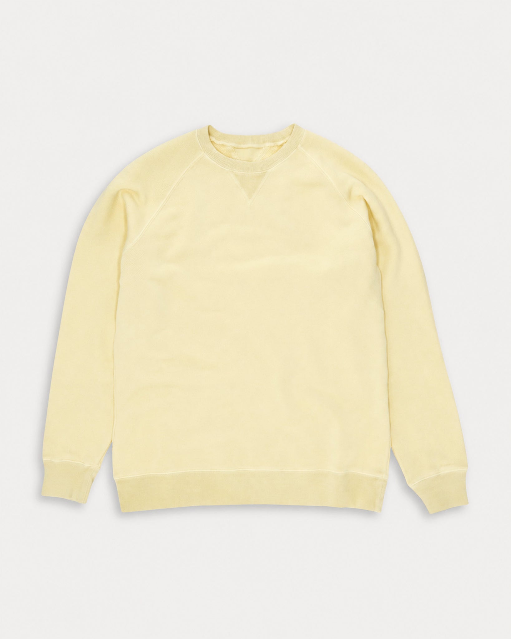 Harvard Crew Neck Brushed Jersey Sweatshirt with Raglan Sleeves