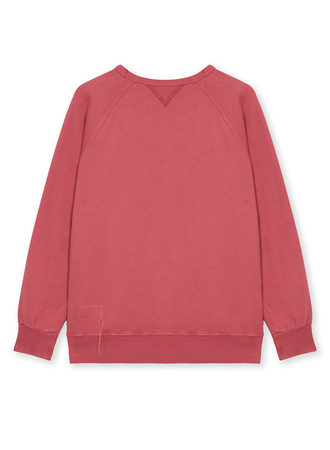 Harvard Felpa Girocollo in Jersey Felpato con taglio Raglan