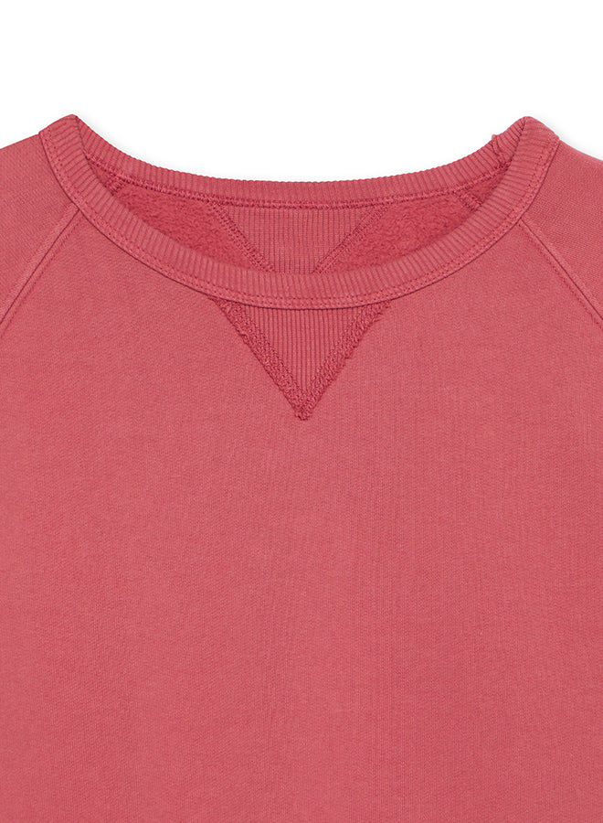 Harvard Felpa Girocollo in Jersey Felpato con taglio Raglan