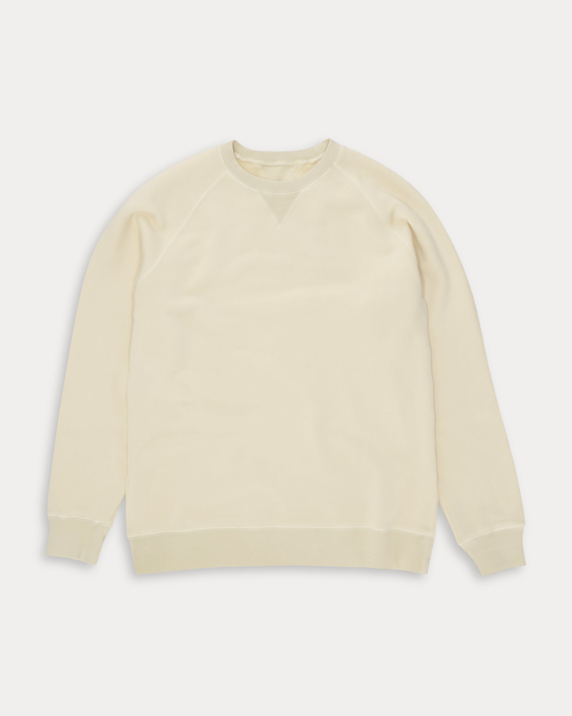 Harvard Crew Neck Fleece Jersey Sweatshirt with Raglan Sleeves