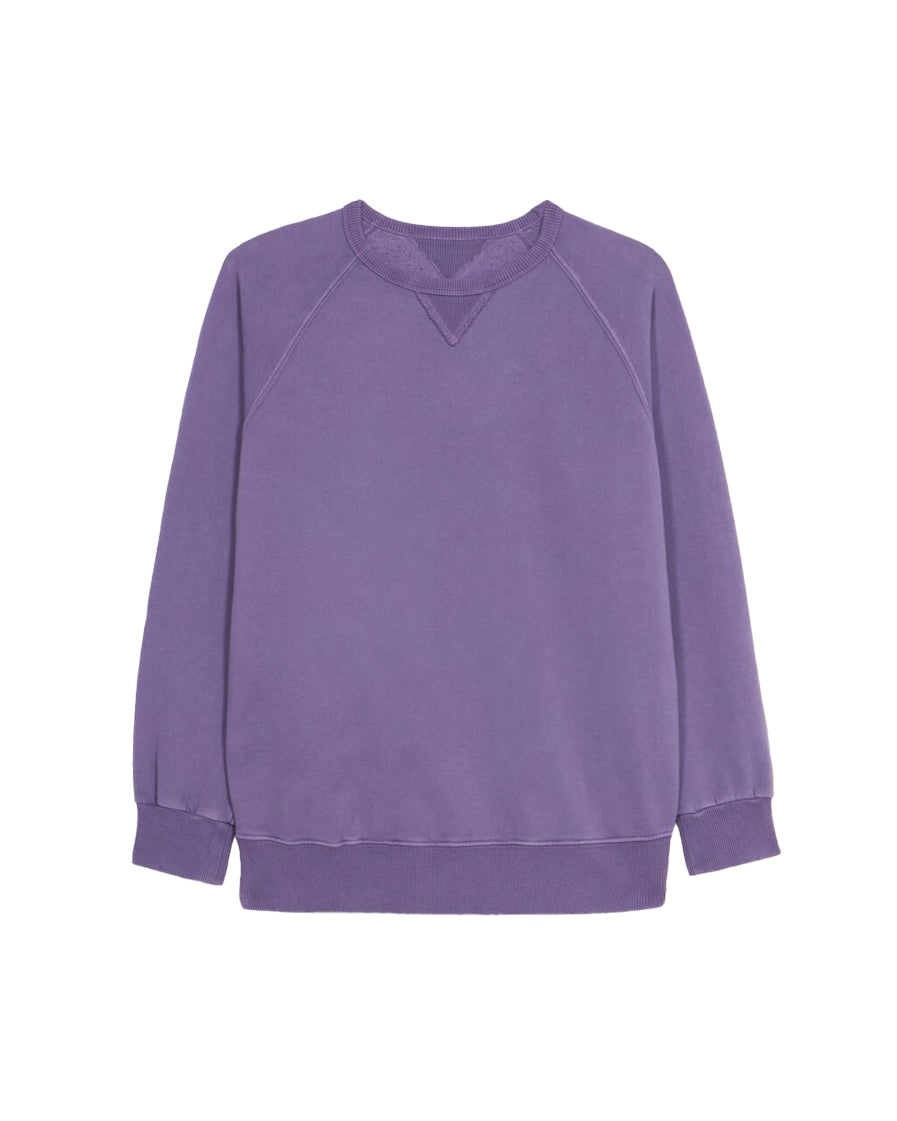 Harvard Felpa Girocollo in Jersey Felpato con taglio Raglan