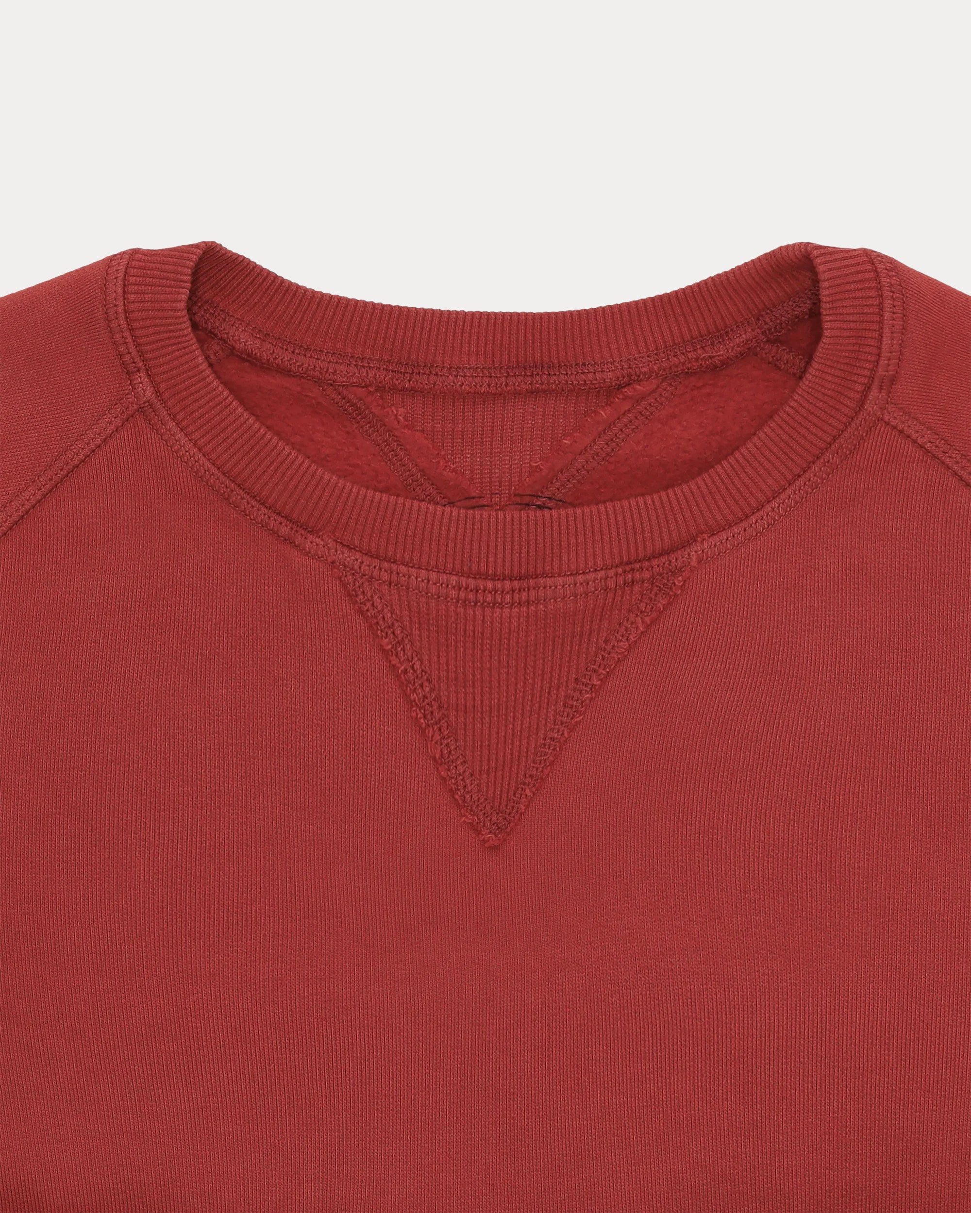 Harvard Felpa Girocollo in Jersey Felpato con taglio Raglan