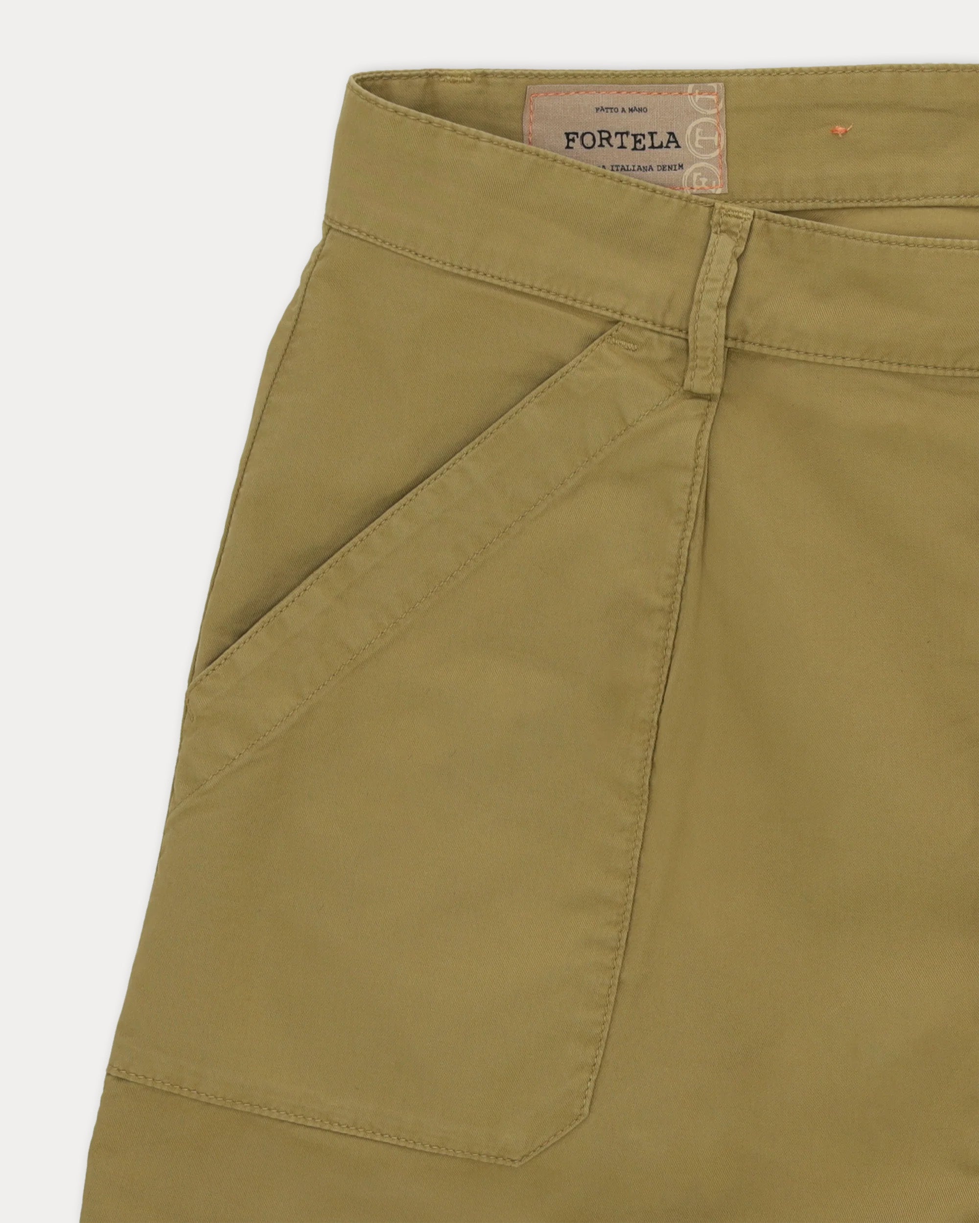Haute Pantaloncini In Twill Di Cotone
