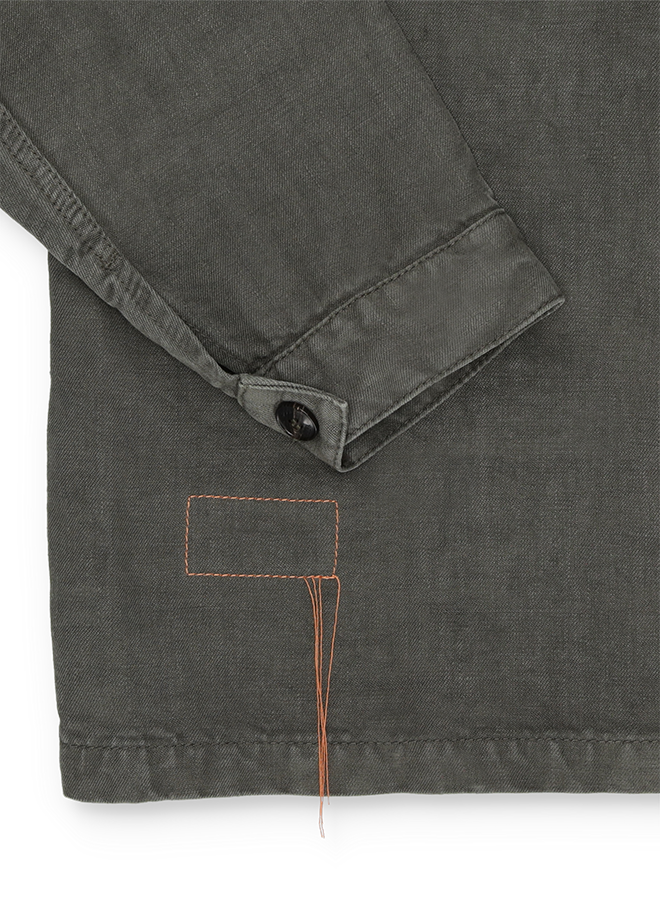 Helvetica Linen Overshirt