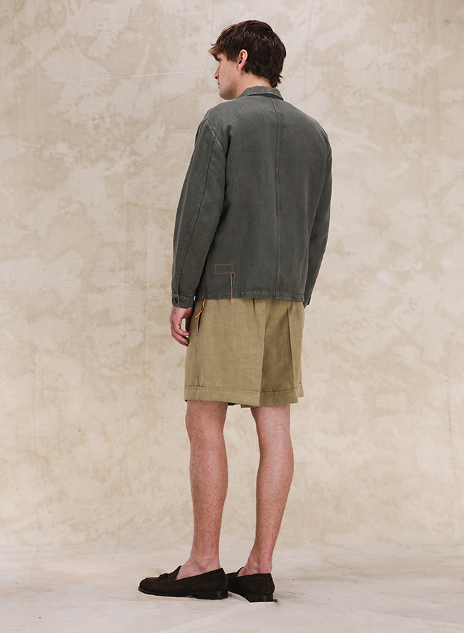 Helvetica Linen Overshirt