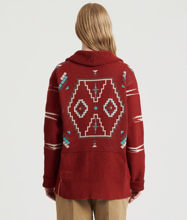 Henryc Cardigan Navajo In Cotone 