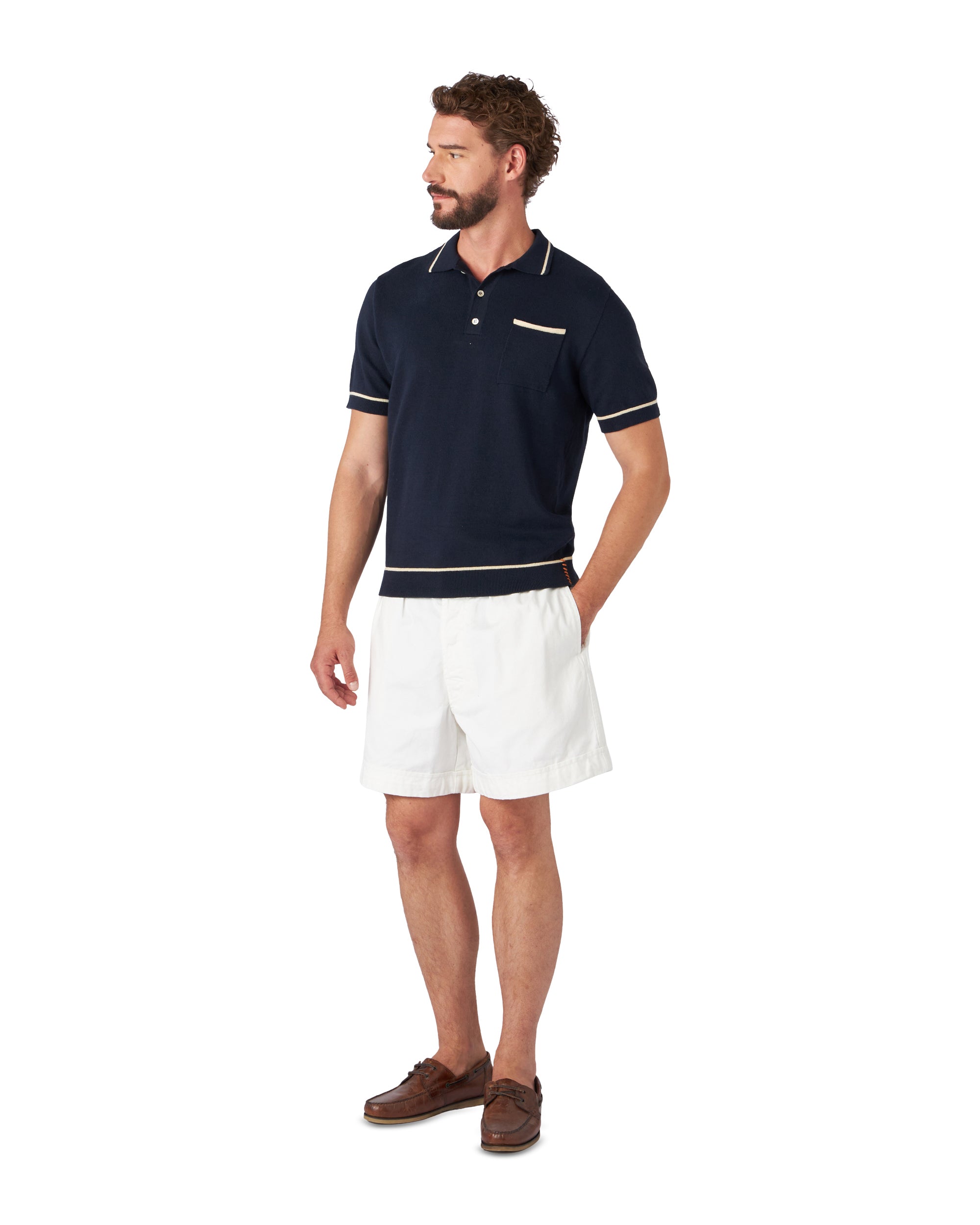 Herrison Polo In Cotone Manica Corta