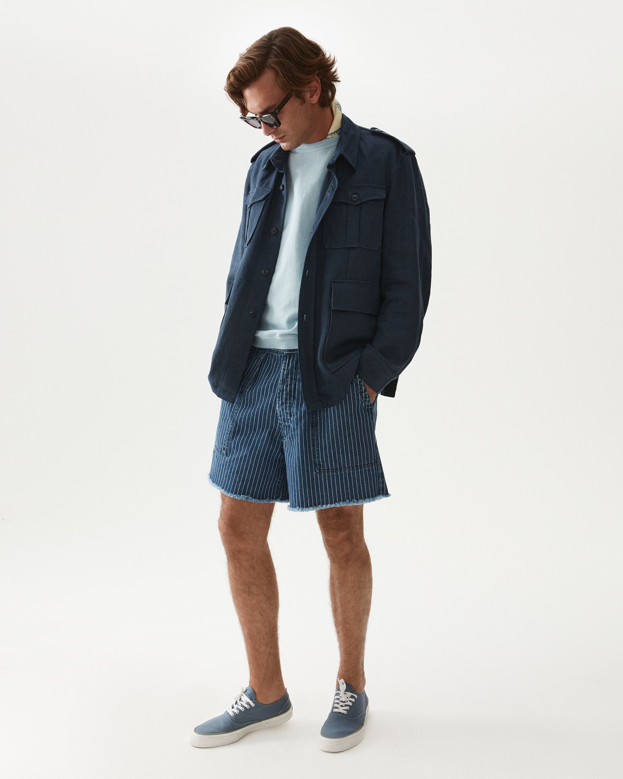 Highway Felpa in Jersey Garzato a Maniche Corte