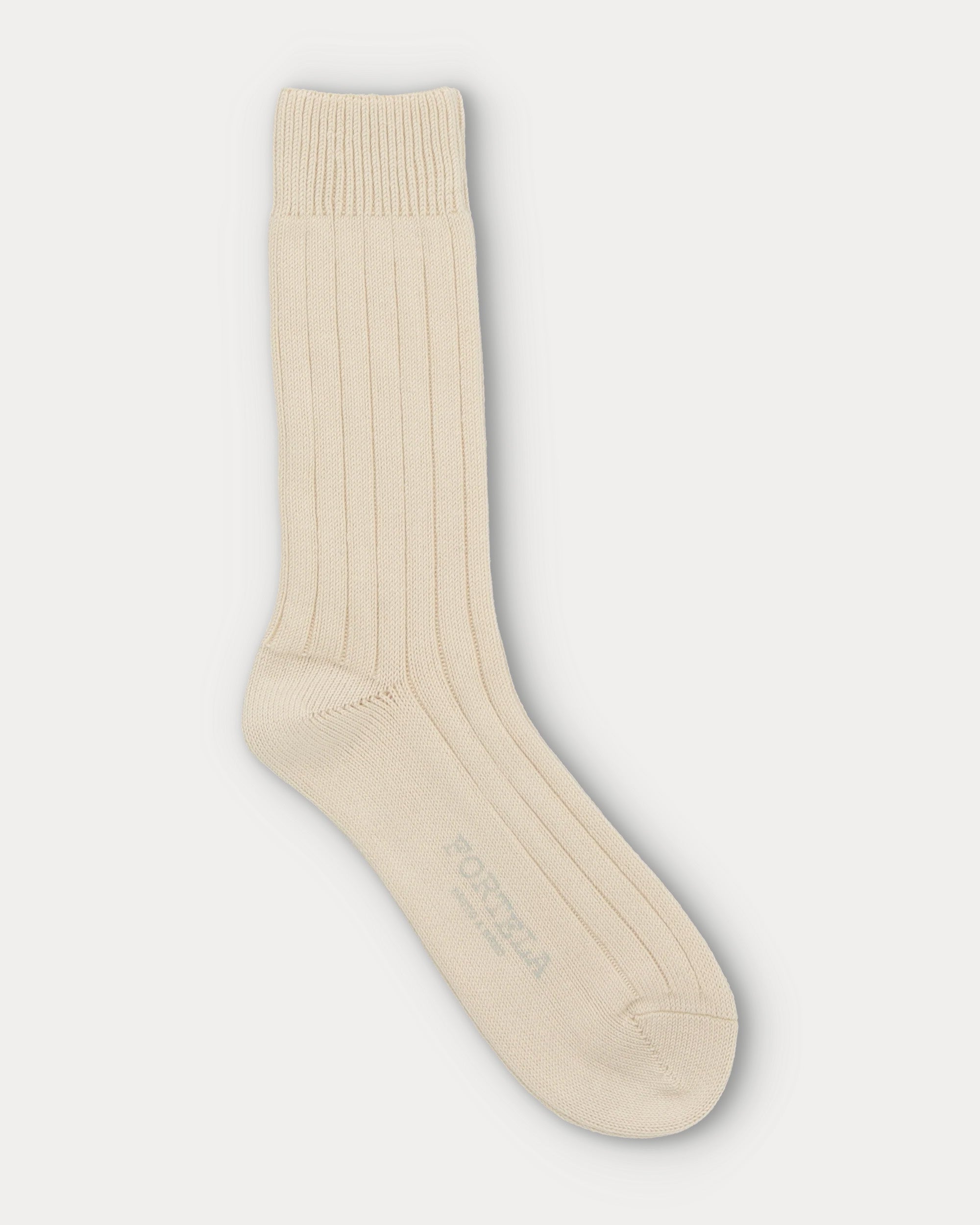 Hill Wide Rib Organic Cotton Socks