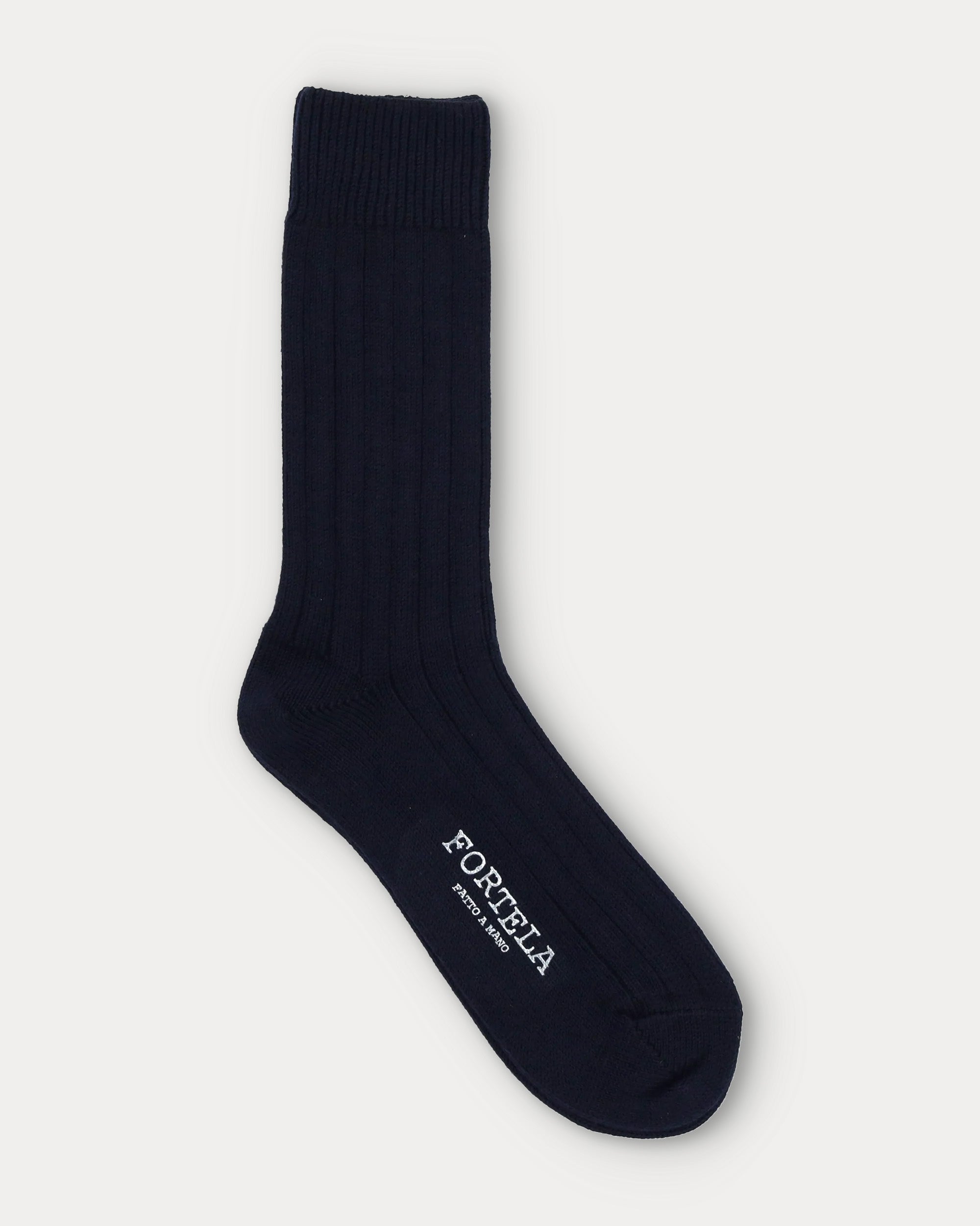 Hill Wide Rib Organic Cotton Socks