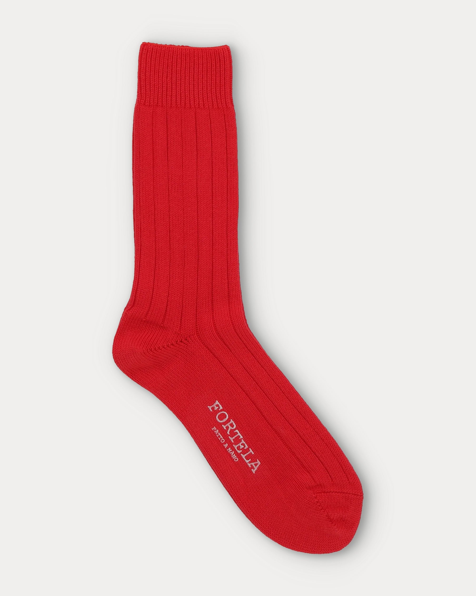Hill Wide Rib Organic Cotton Socks