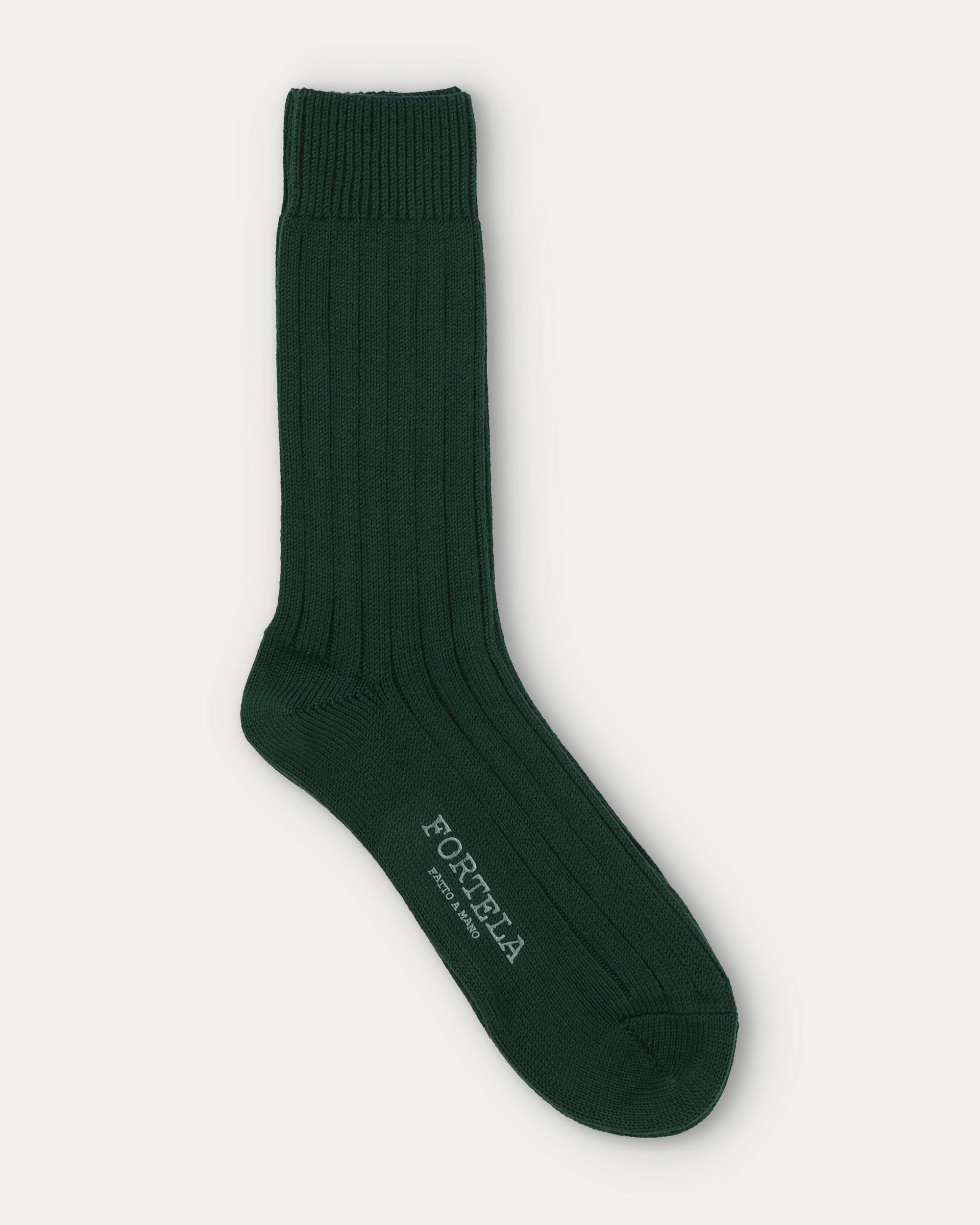 Hill Wide Rib Organic Cotton Socks