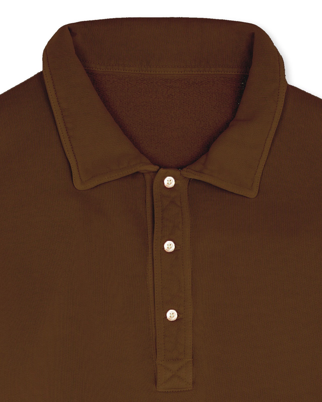 Hunting Polo In Jersey Felpato di Cotone