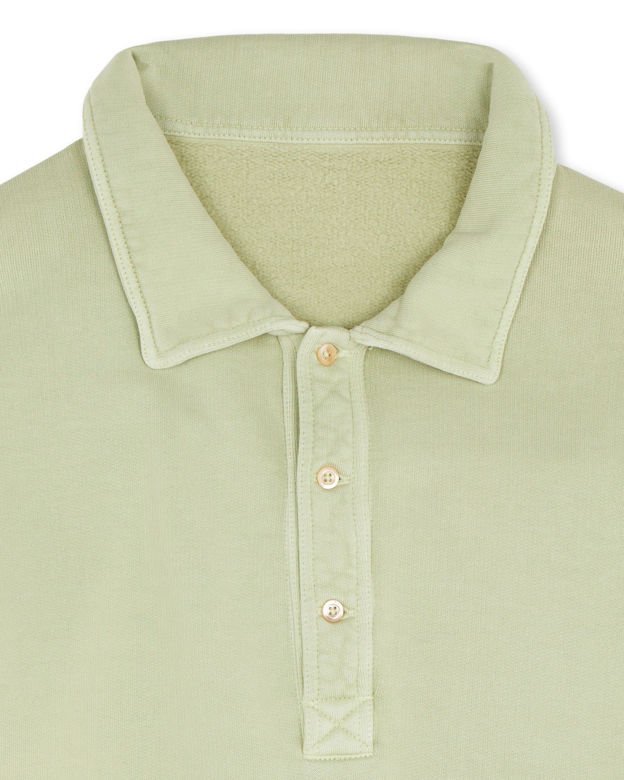 Hunting Polo In Jersey Felpato di Cotone