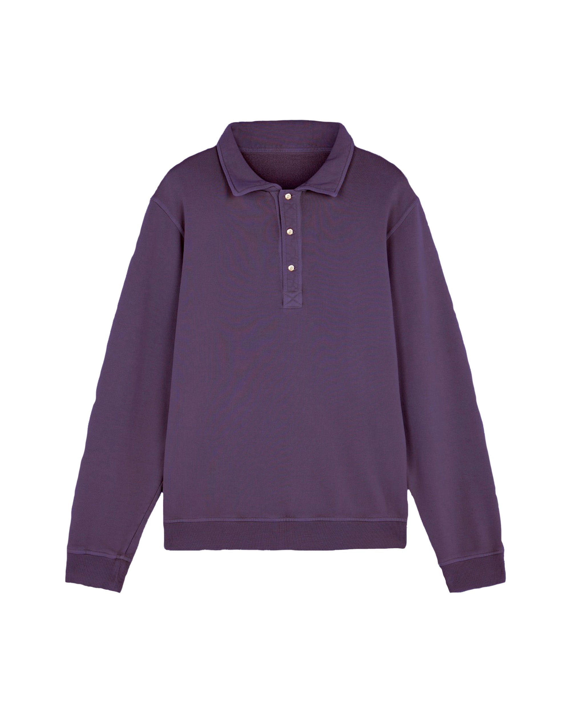 Hunting Polo In Jersey Felpato di Cotone