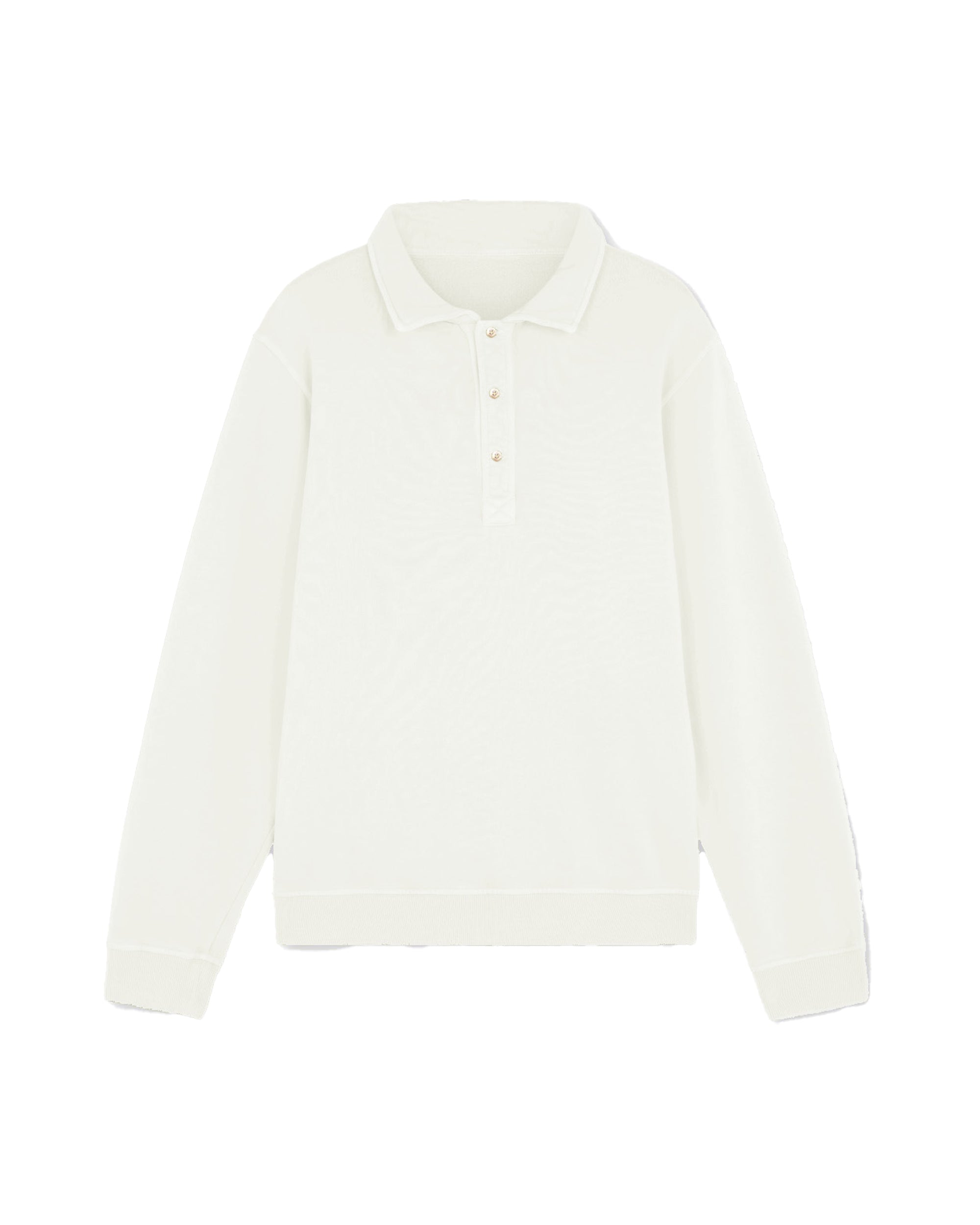 Hunting Polo In Jersey Felpato di Cotone