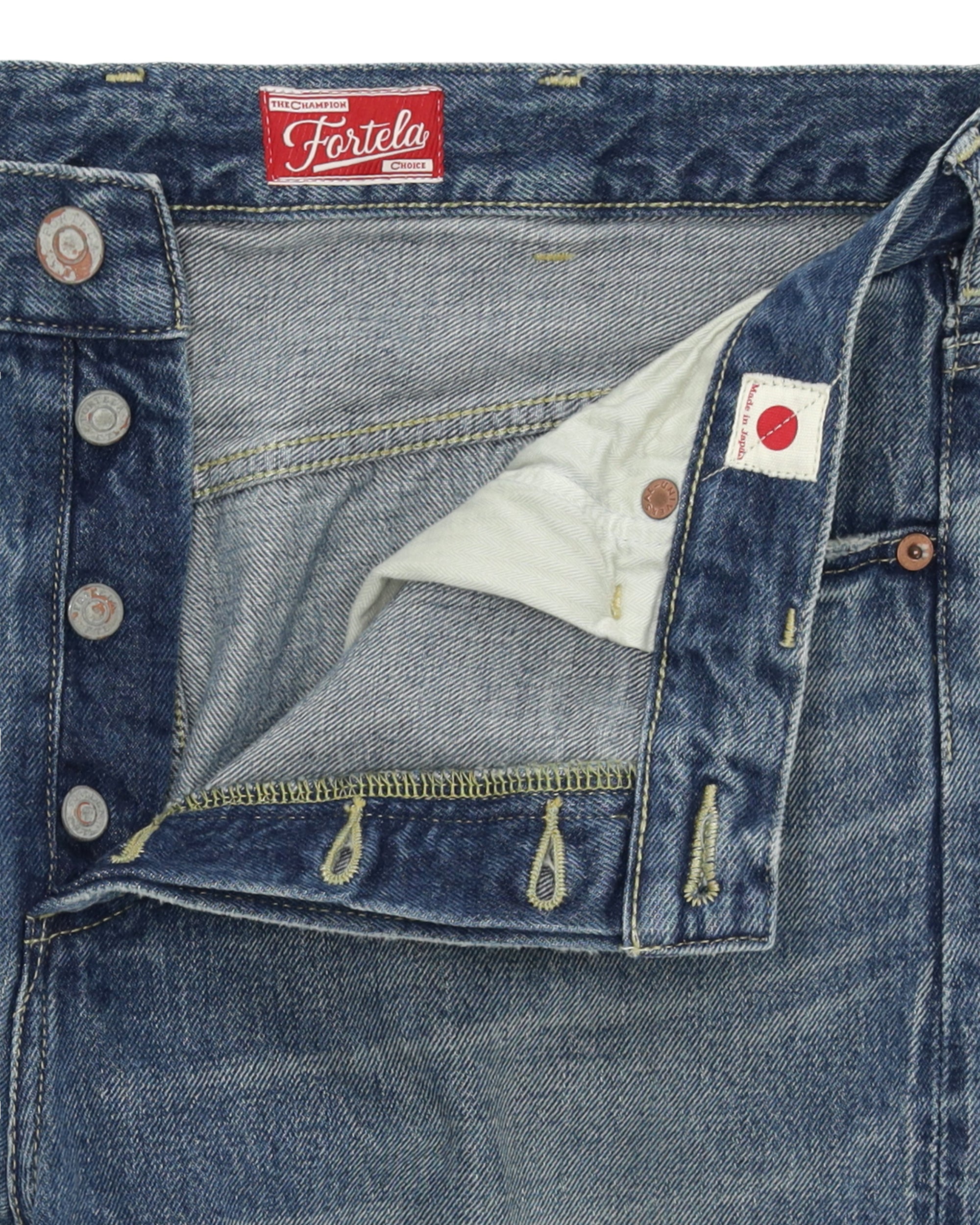 Ibara Japan Denim Selvedge 5-pocket Regular Fit Custom Wash