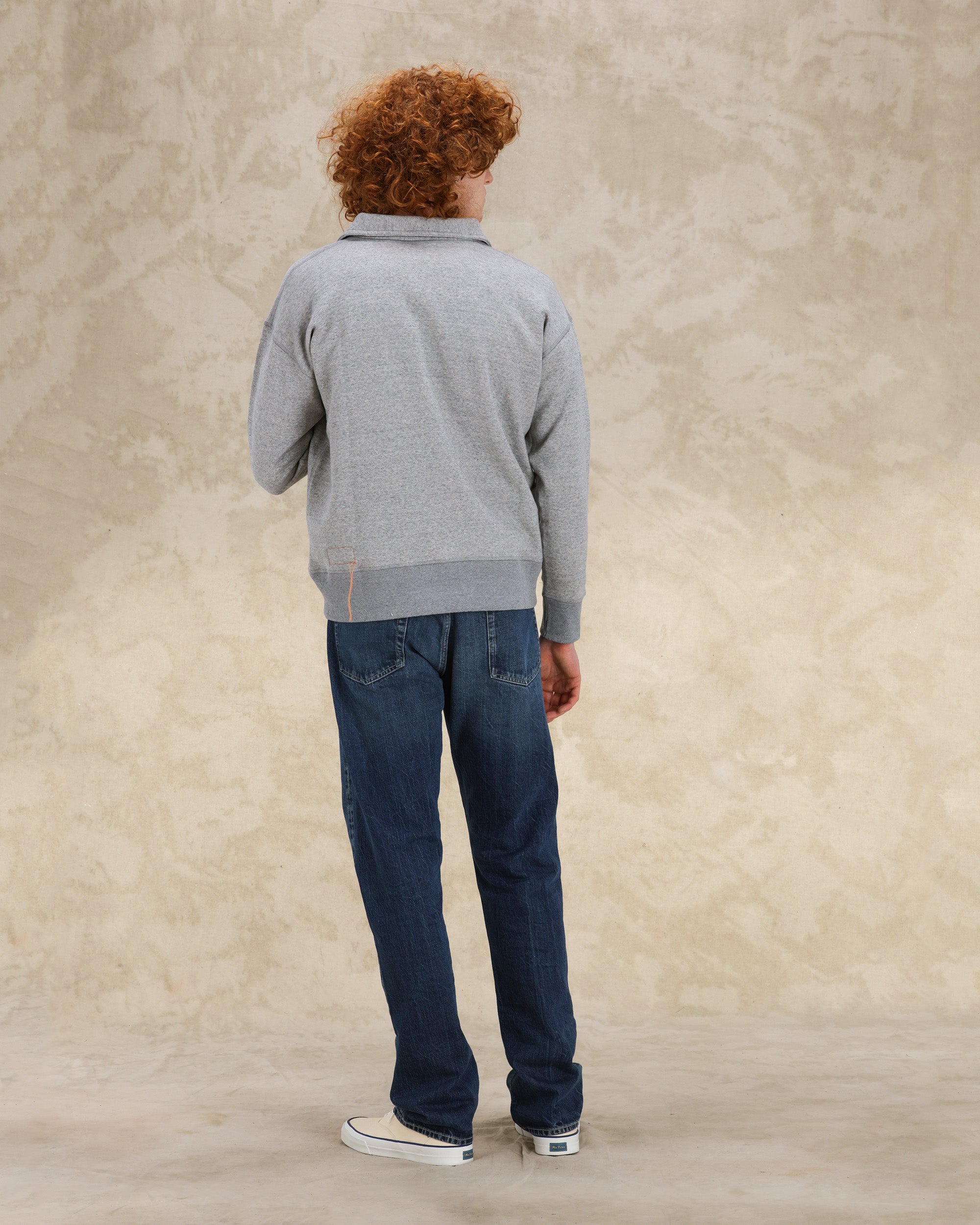 Idaho Felpa In Cotone Zip 3/4