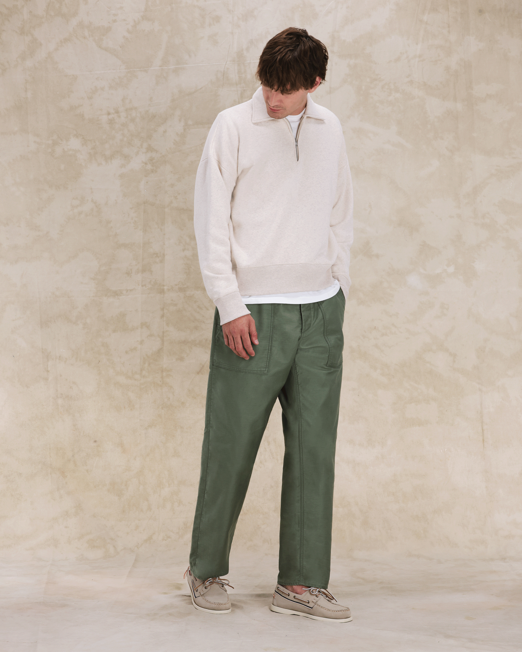 Idaho Sweatshirt Cotton Zip 3/4