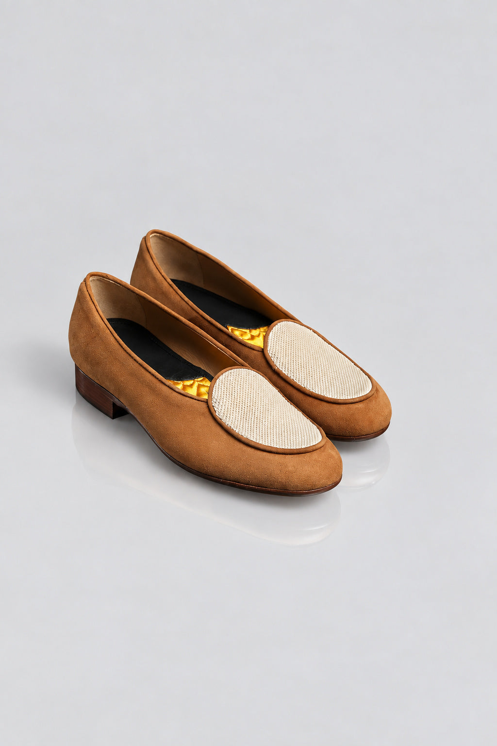 Smokedbone Suede Leather "Hampton" Slippers