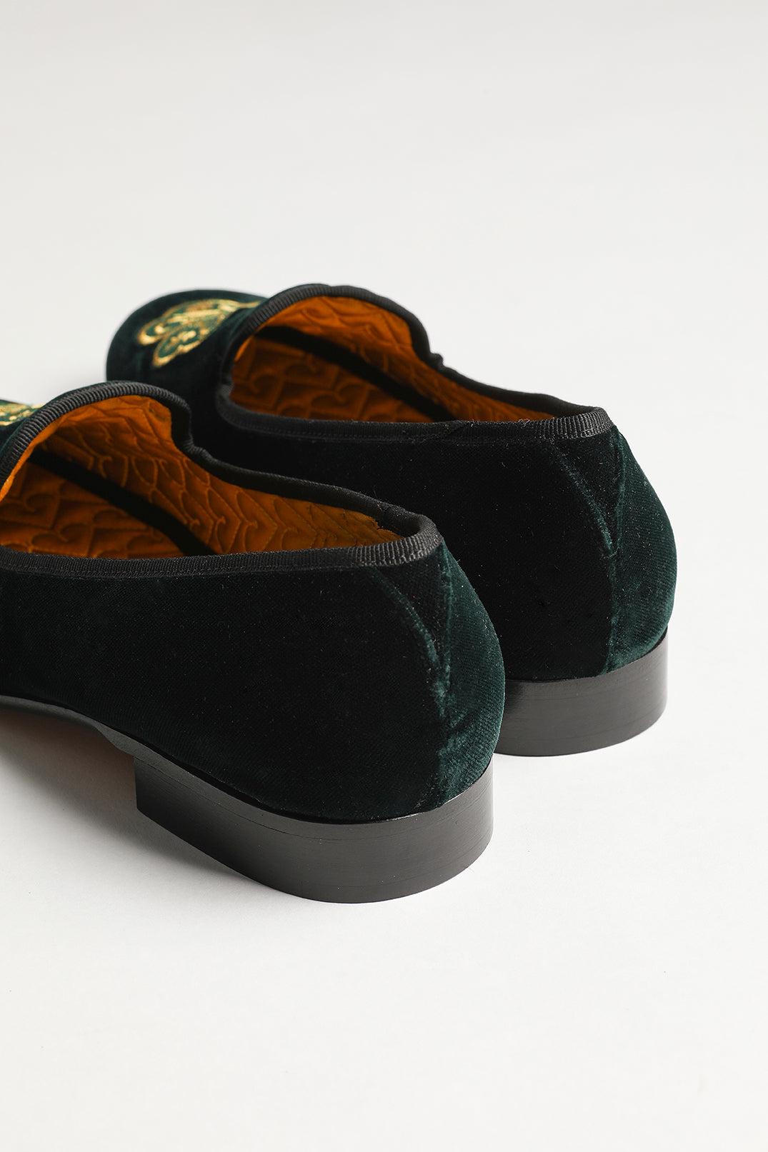 Smokedbone Velvet  "Broadway Clover" Slippers