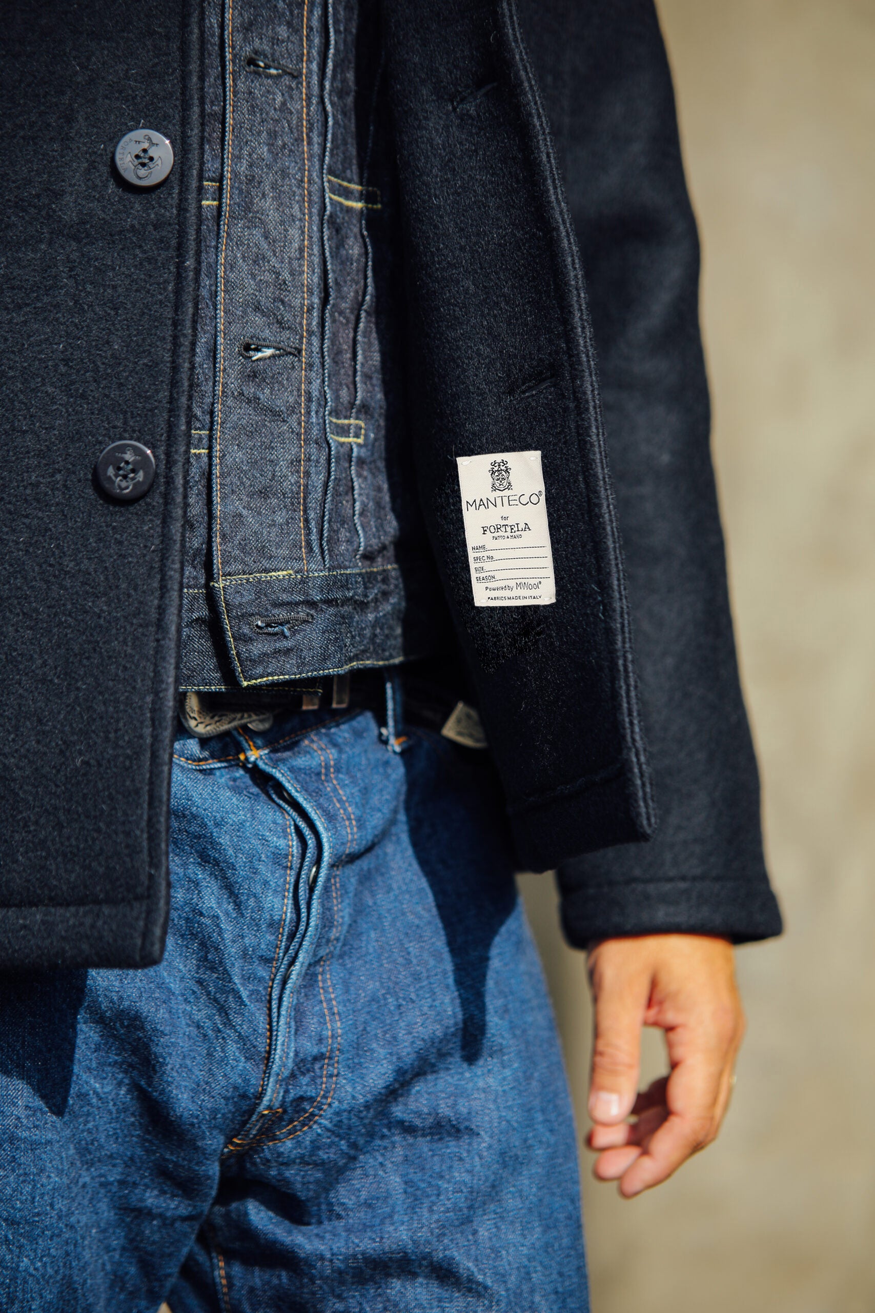 Donkeyjacket Giacca Donkey in Lana Vergine