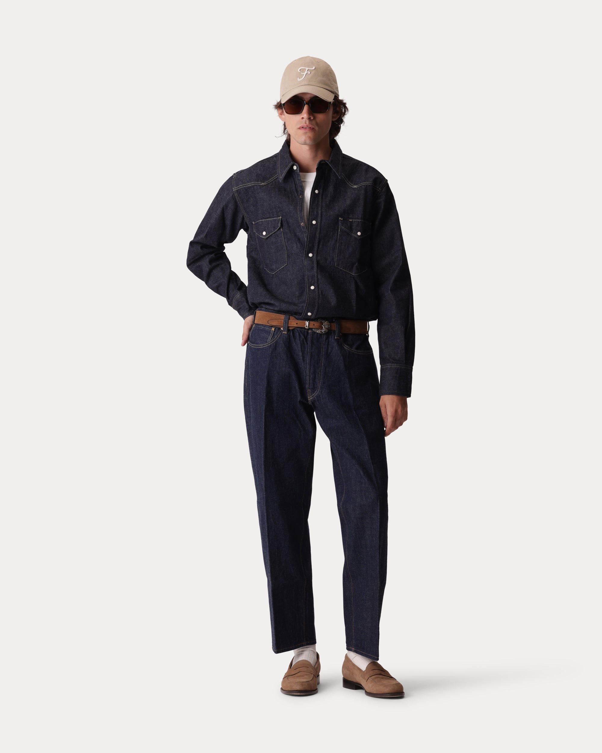 Jennyblu Denim Shirt Indigo Rinse
