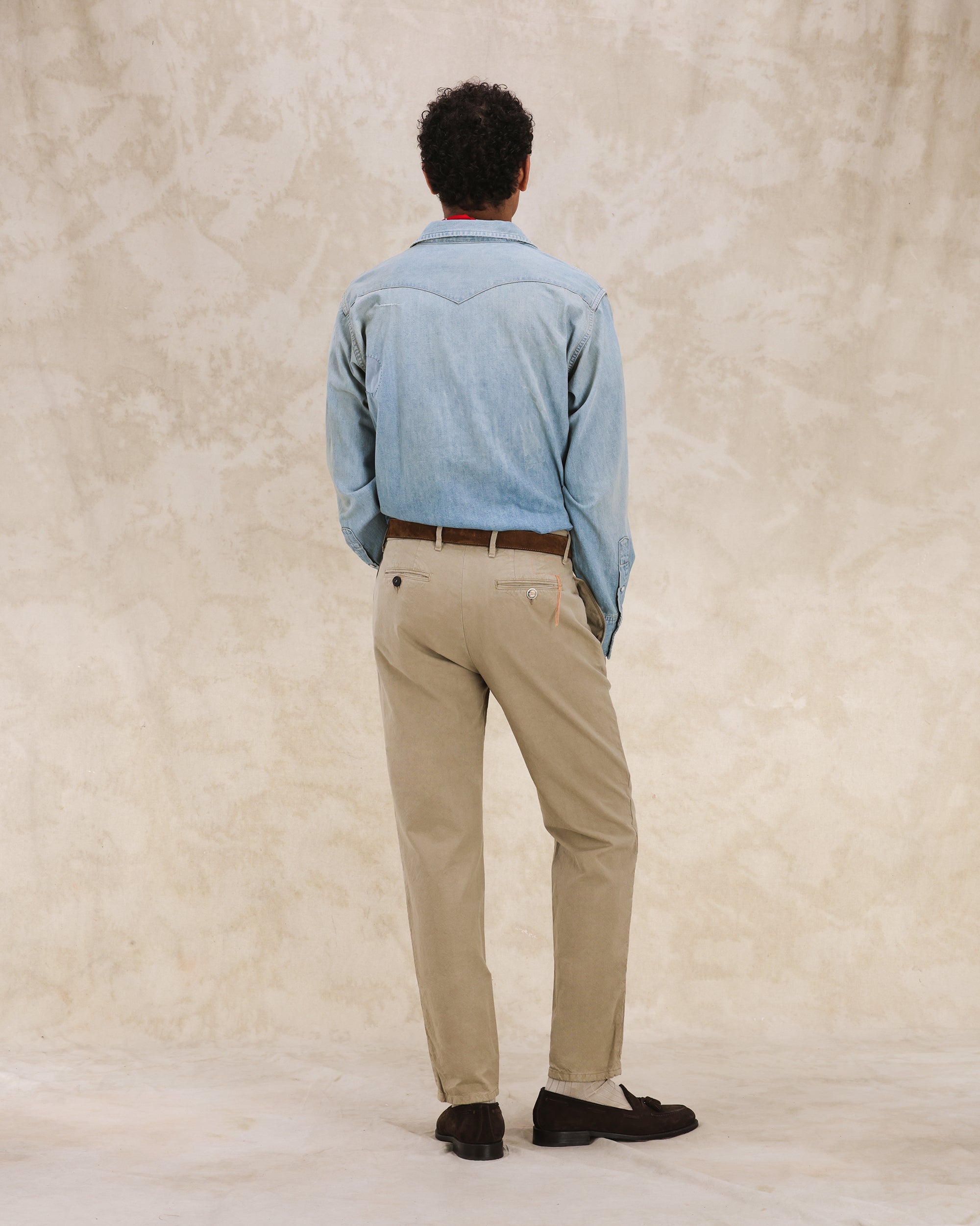 Jennyvint Camicia In Denim Custom Wash