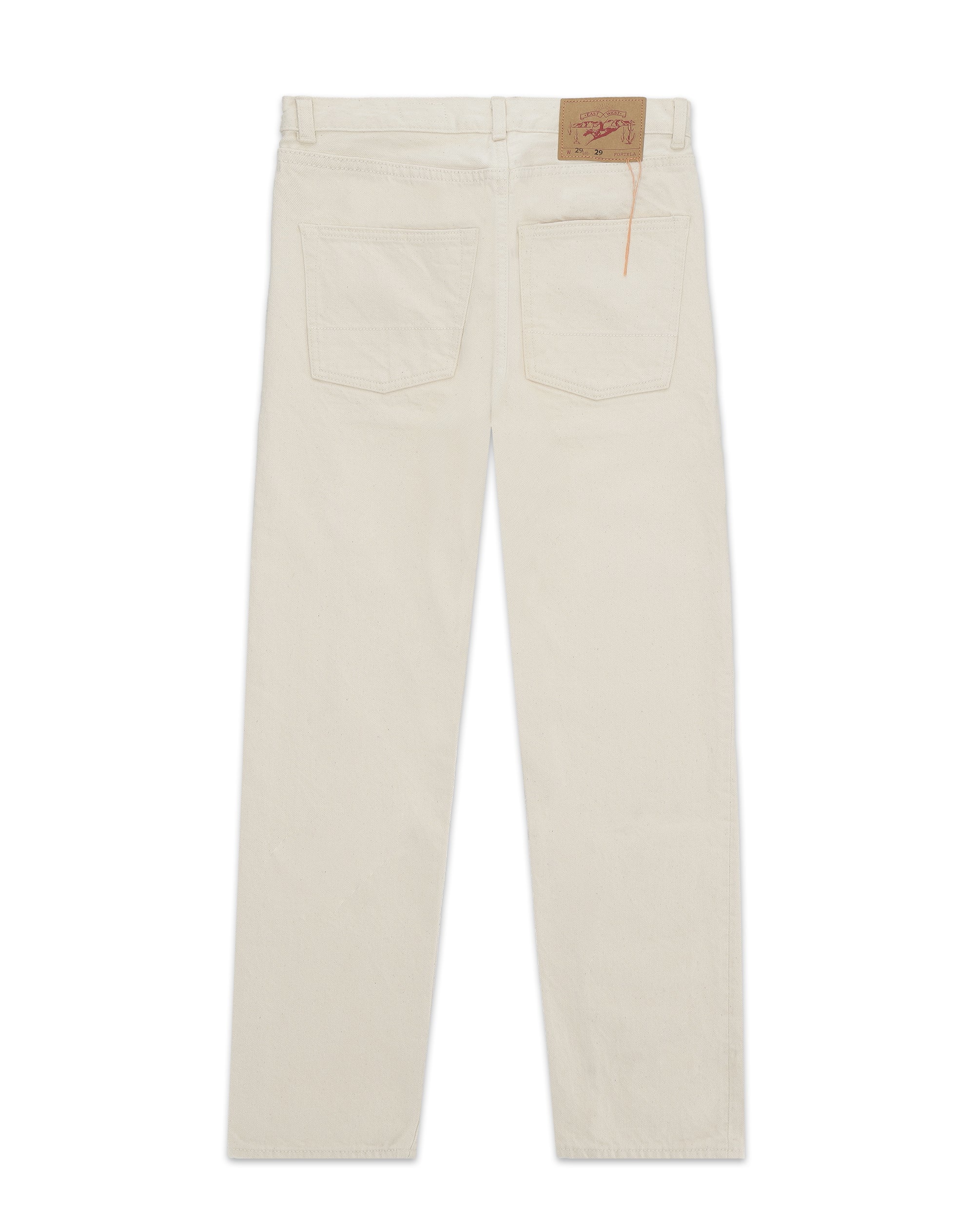 JohnJap Denim Cimosato 5 Tasche Regular Fit Ecru'