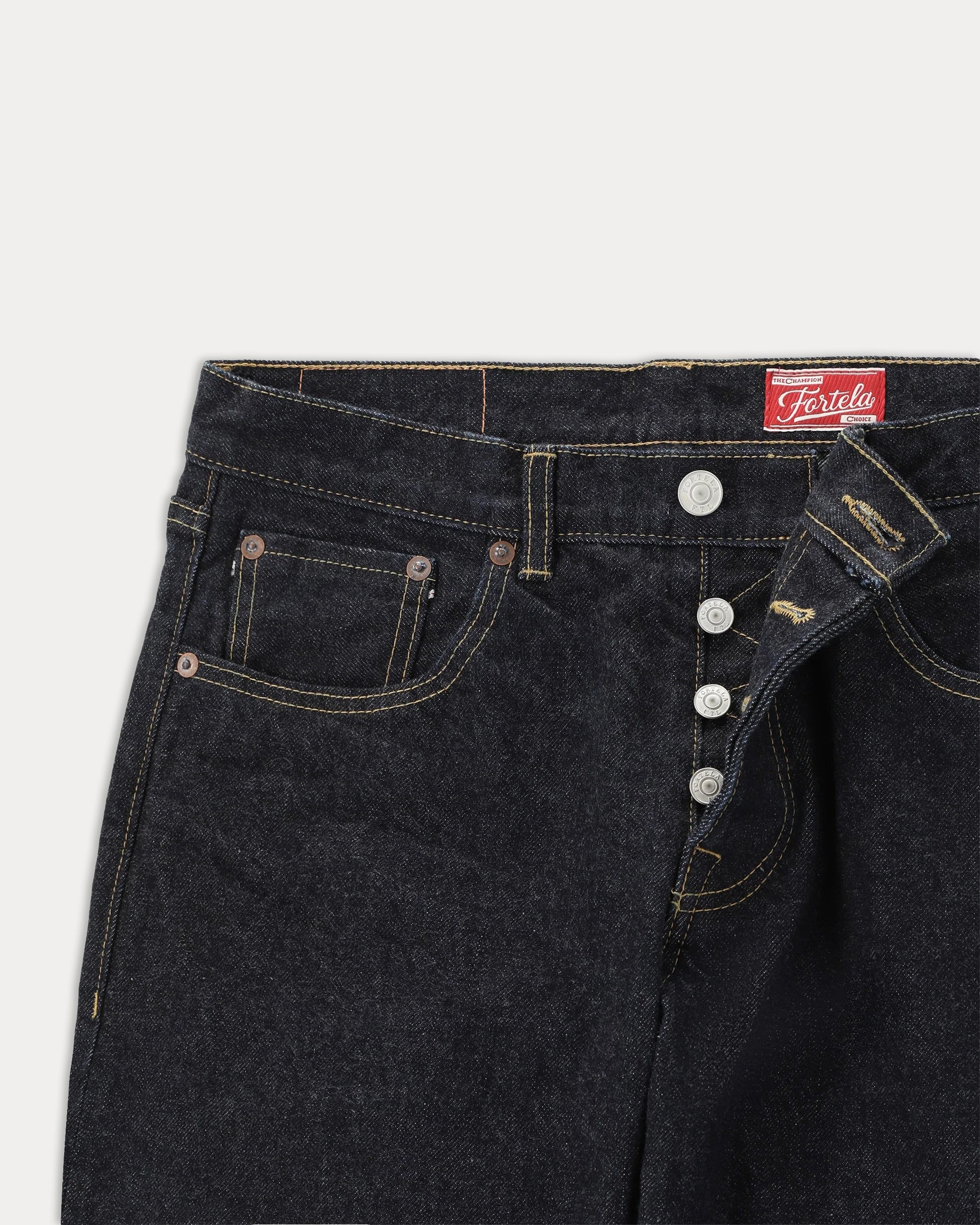 JohnJap Japan Selvedge Denim 5 Pocket Regular Fit Indigo Rinse - L29''