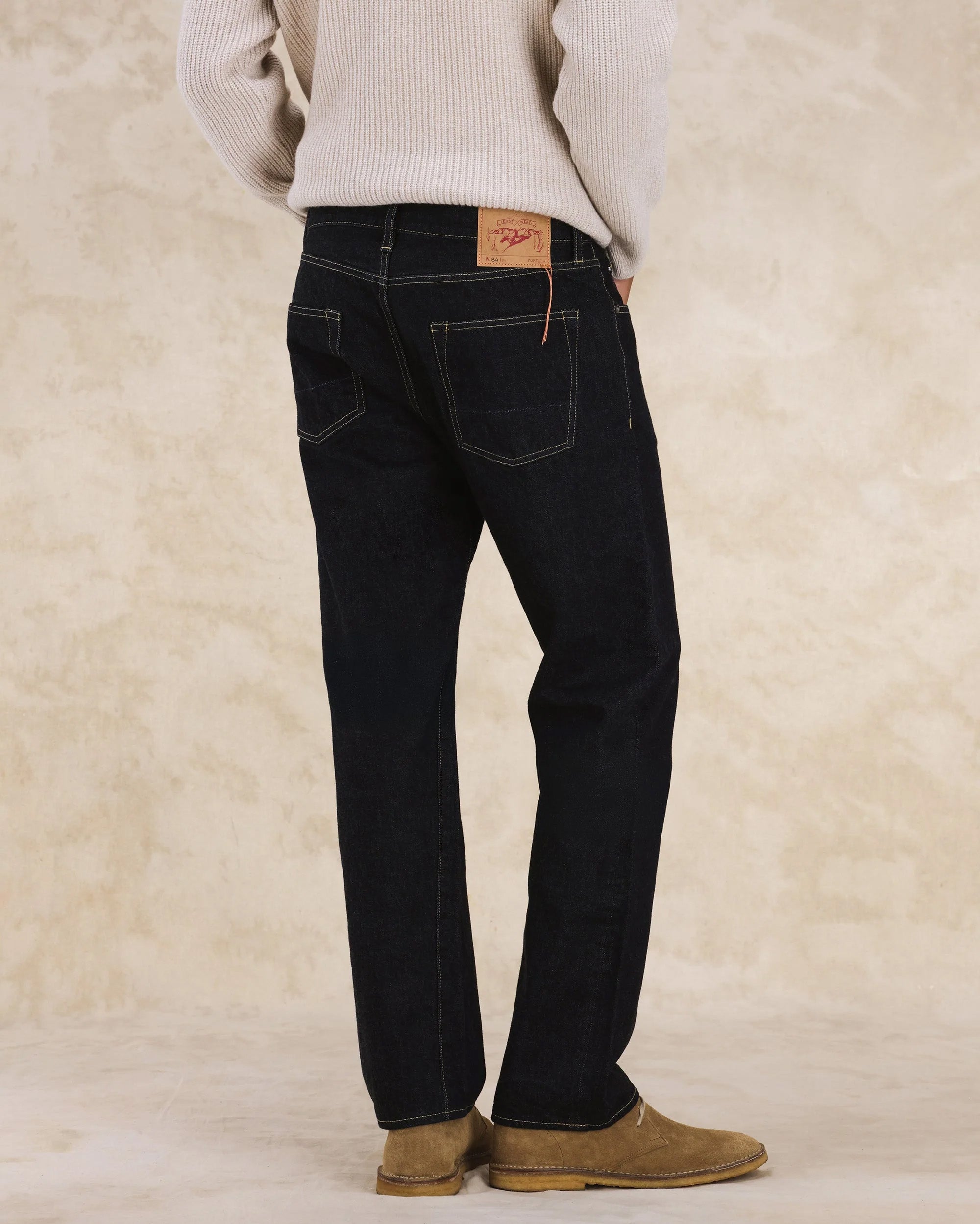 JohnJap Japan Selvedge Denim 5 Pocket Regular Fit Indigo Rinse - L29''