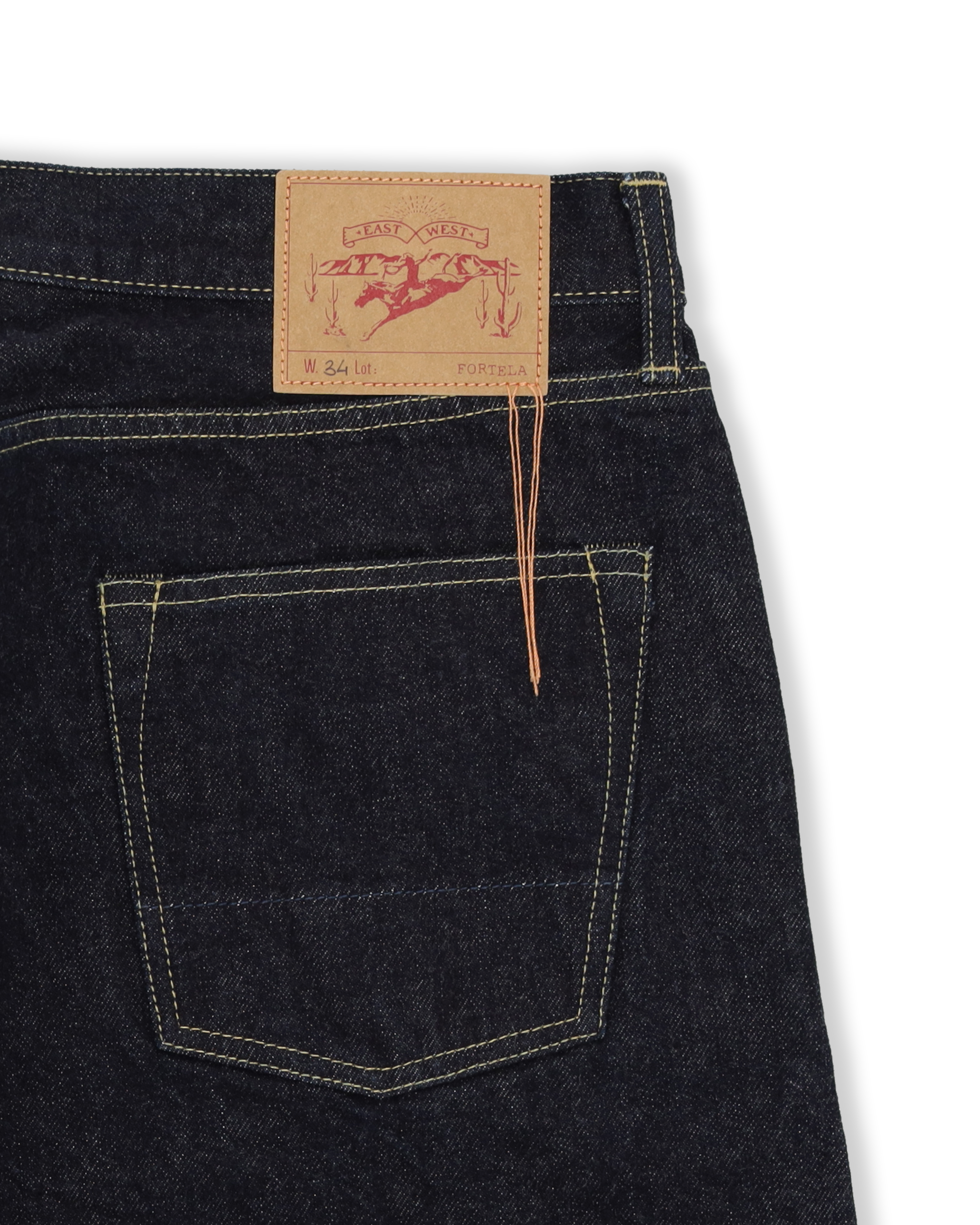JohnJap Japan Denim Cimosato 5 Tasche Regular Fit Indigo Rinse