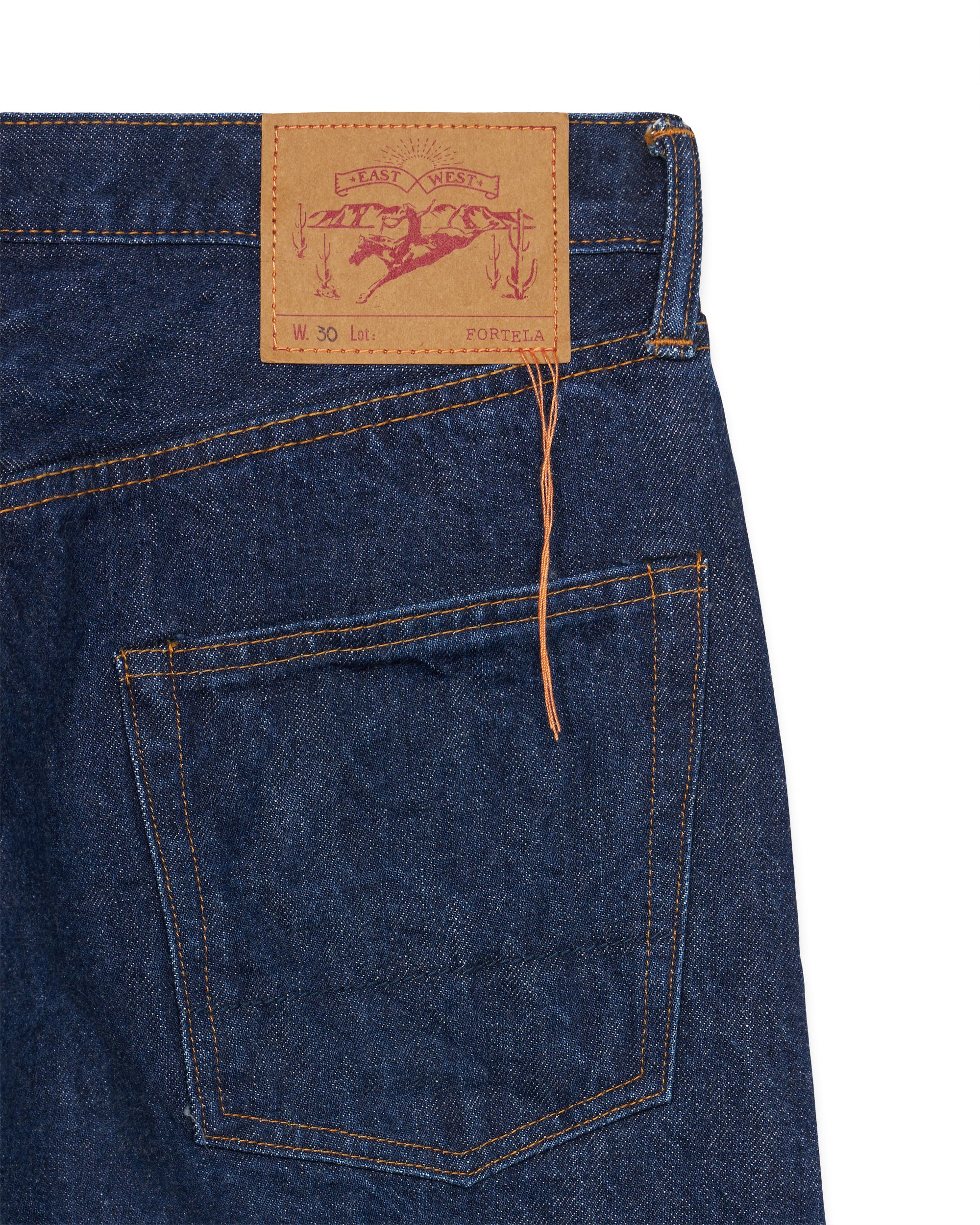 992 Johnny Japan Denim Cimosato Rinse Wash 5 Tasche a Vita Alta