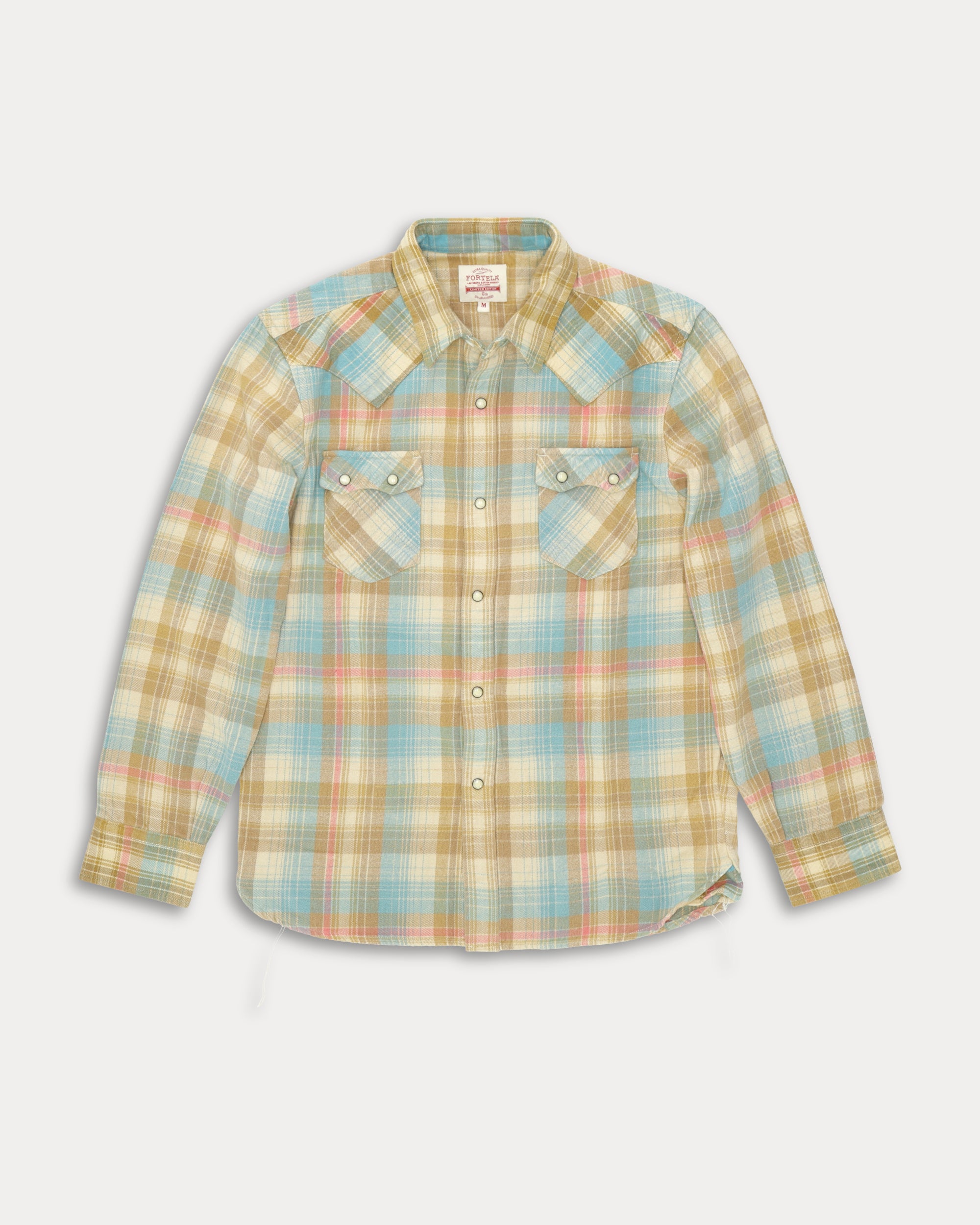Josh Checkered Cotton Western Shirt