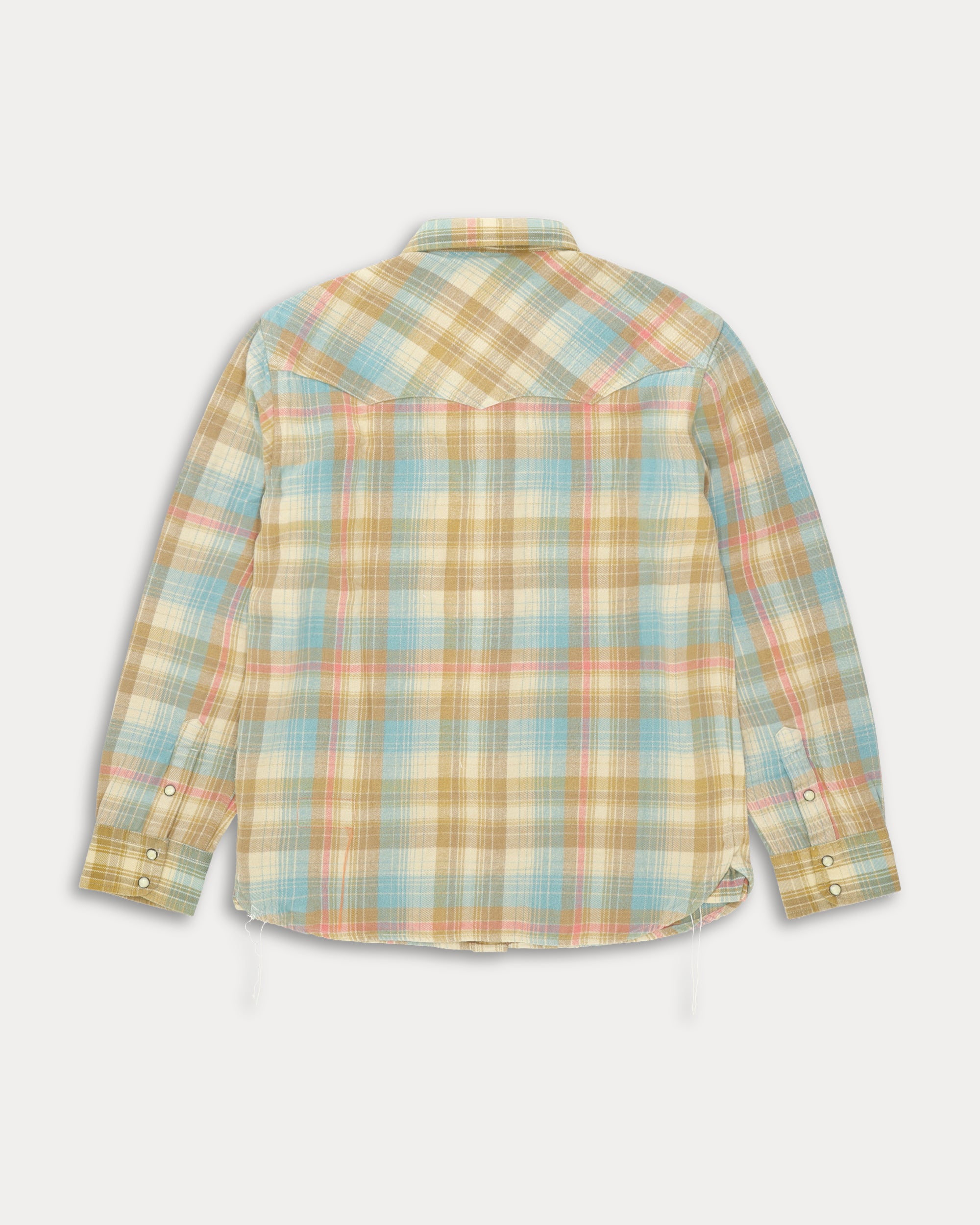 Josh Checkered Cotton Western Shirt