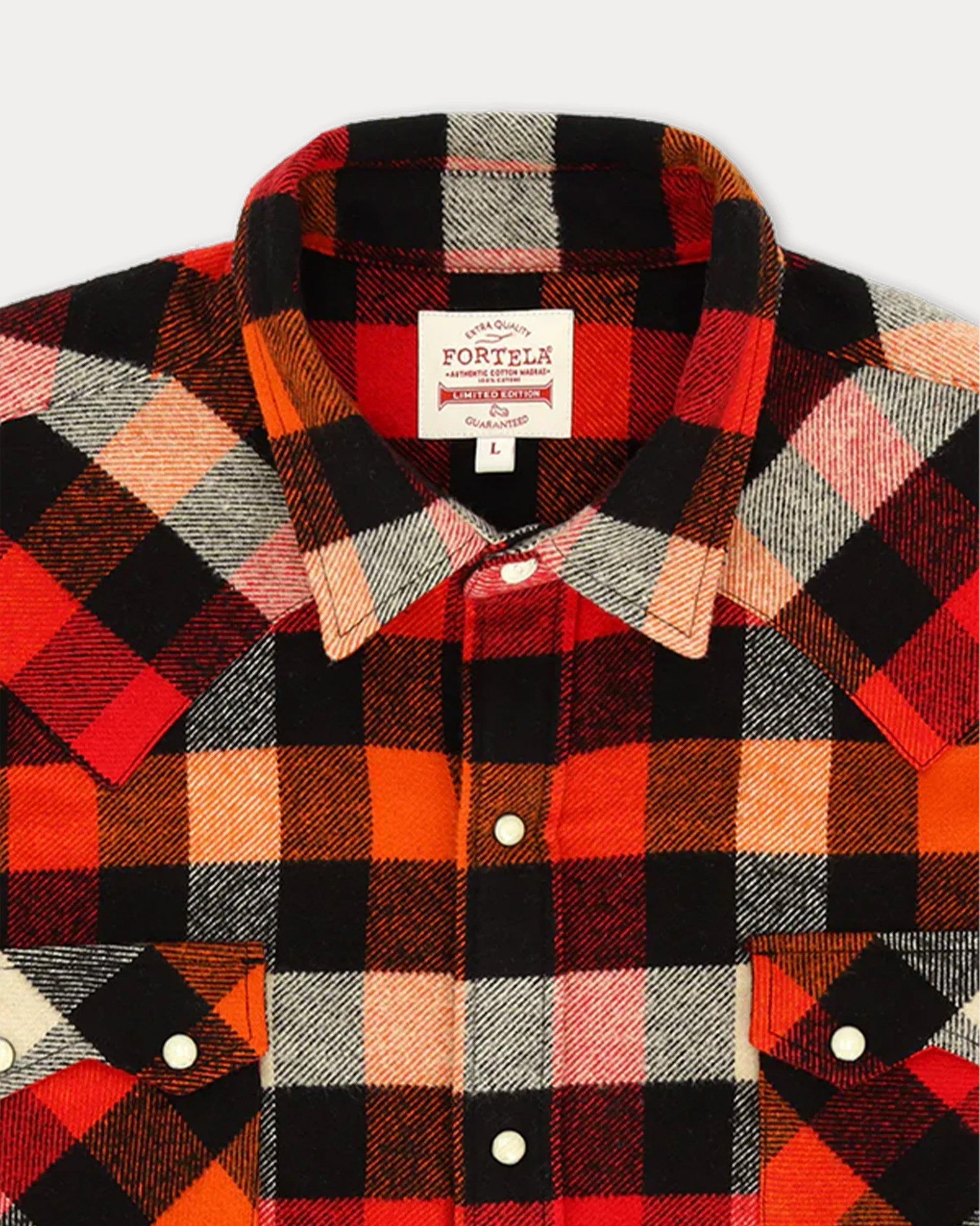 Josh Camicia Texana In Cotone A Quadri