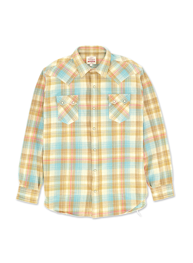 Josh Camicia Texana In Cotone A Quadri