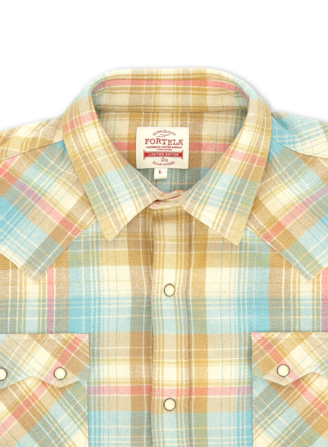 Josh Camicia Texana In Cotone A Quadri