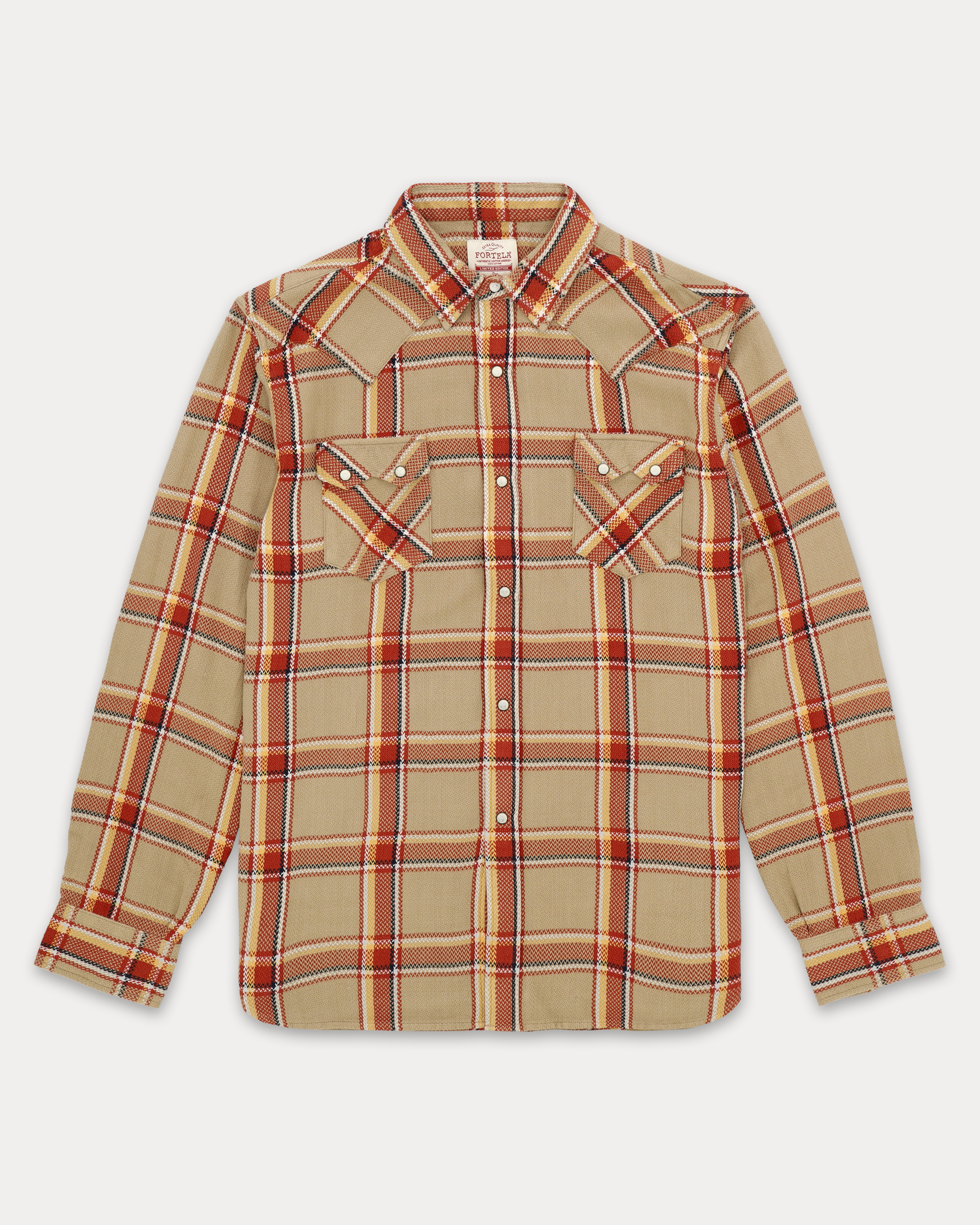 Josh Camicia Texana In Cotone A Quadri