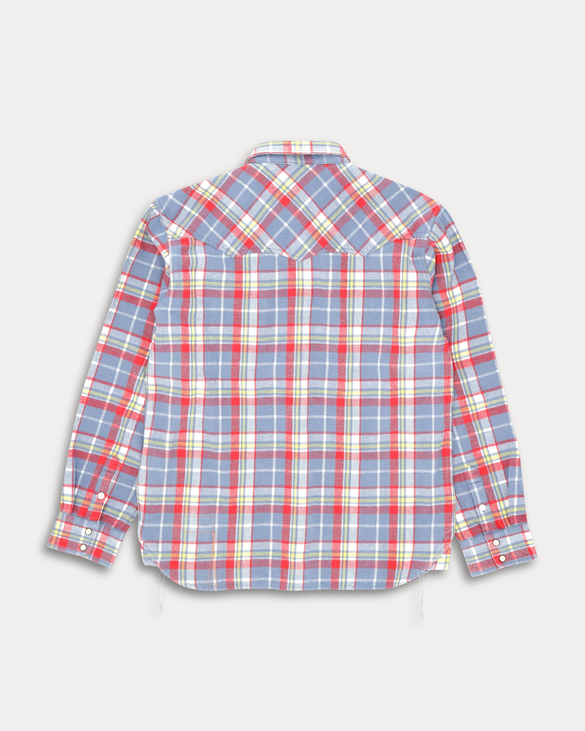 Josh Camicia texana in Cotone a Quadri